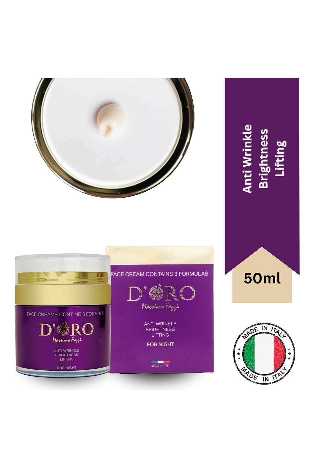کرم صورت   DORO MASSİMO FAZZİ | TYCFN5WJUN170446300281769 اورجینال - تصویر 3