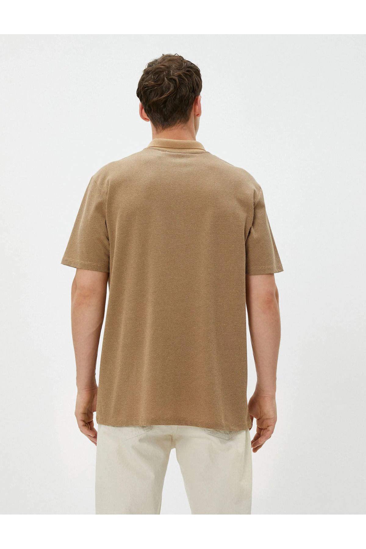 تیشرت مردانه بژ کوتون | SS0000000032116 اورجینال - تصویر 4