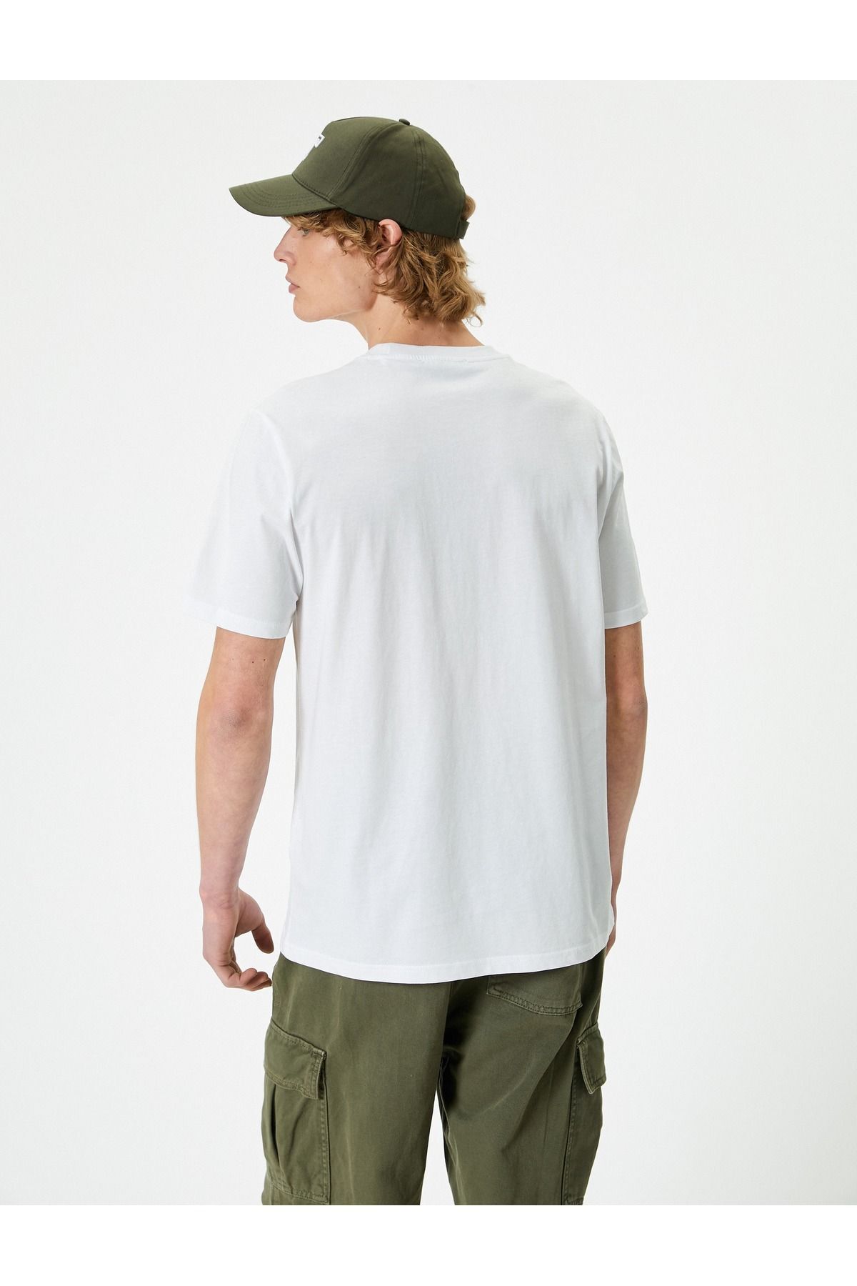 تیشرت مردانه سفید کوتون | SS0000000035832 اورجینال - تصویر 4