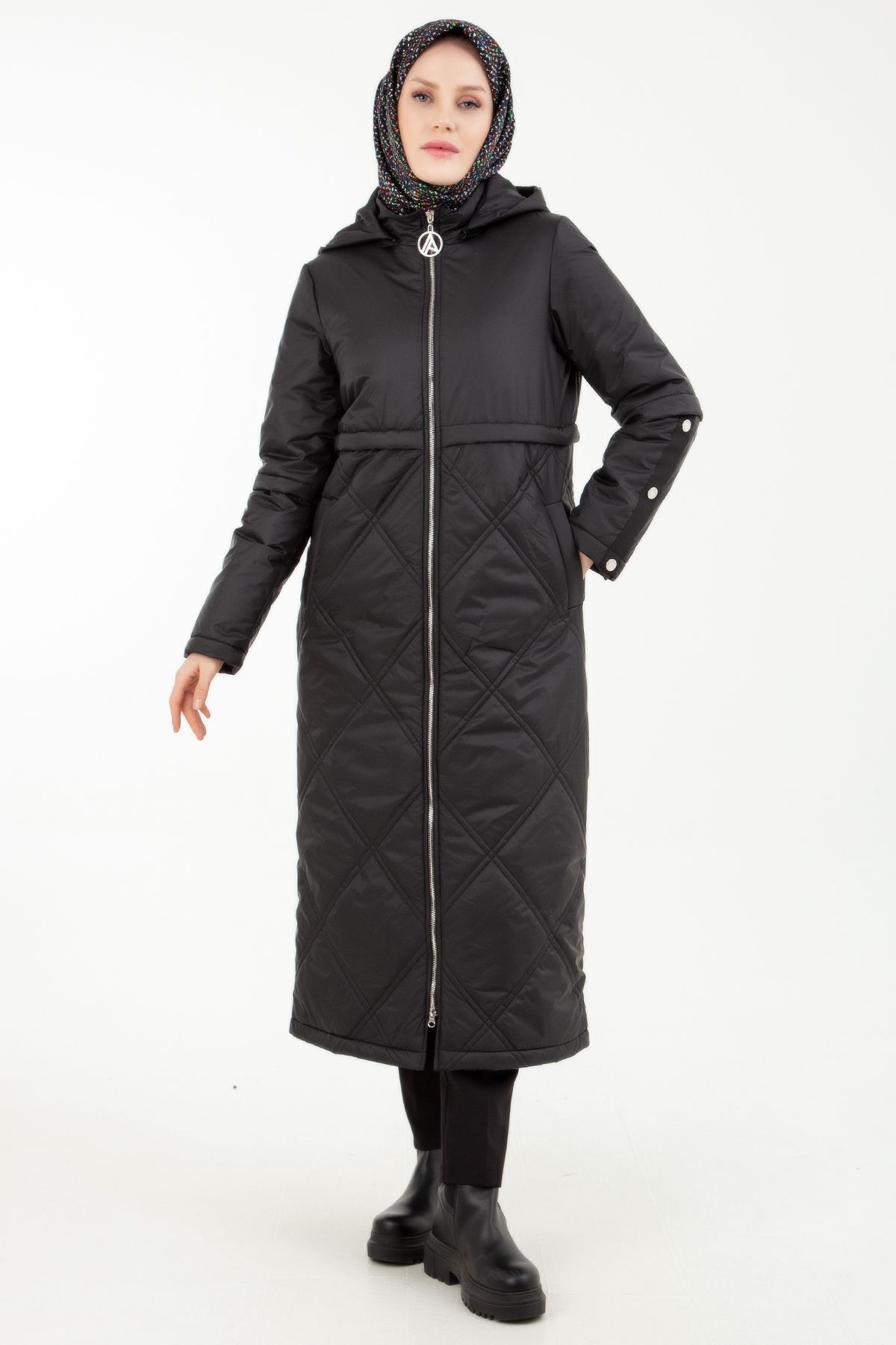 Trend Quilted Coat 2024 New Season Removable Hood