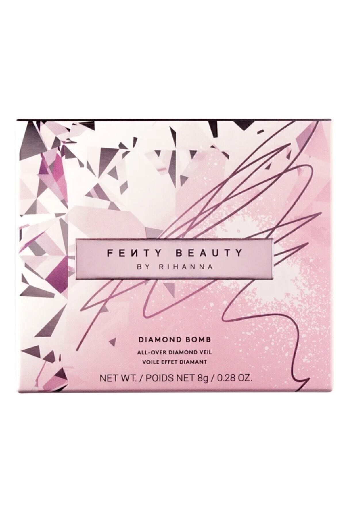 FENTY BEAUTY پودر ستاره‌ای با الماس رز ریو صورتی خالص و جلوه طلا 8 گرم