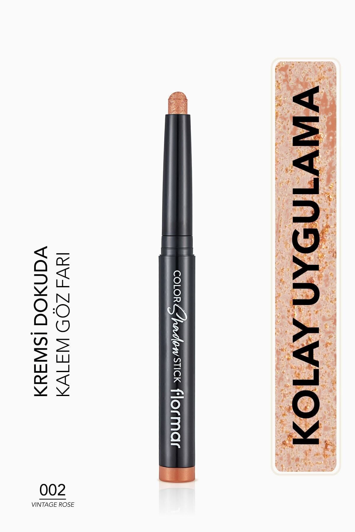Suya Dayanıklı Işıltılı Kalem Far -color Shadow Stick- 002 Vintage Rose-8682536039420