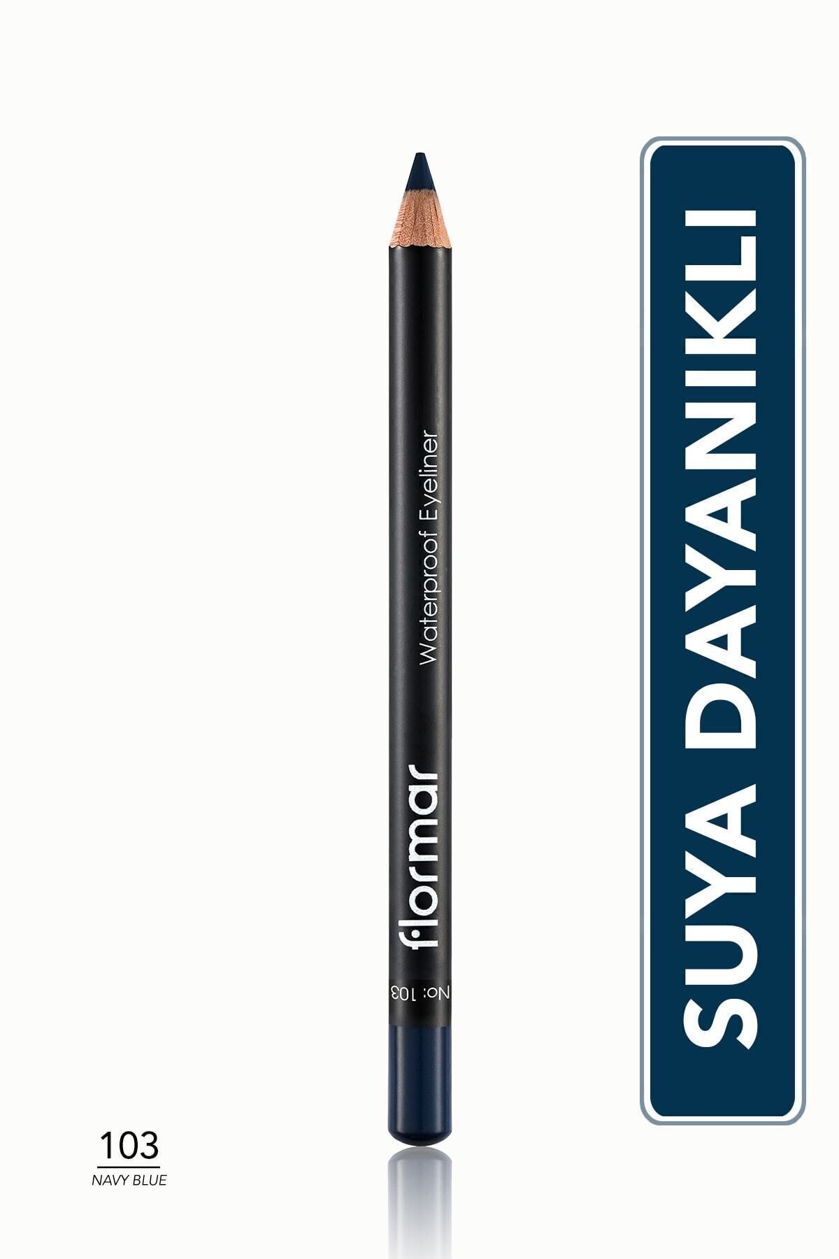 Flormar Suya Dayanıklı Göz Kalemi - Mavi Waterproof