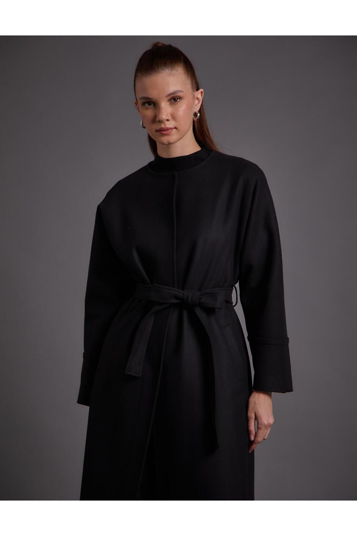 Vivencia-Coat - Black - Tunic 2