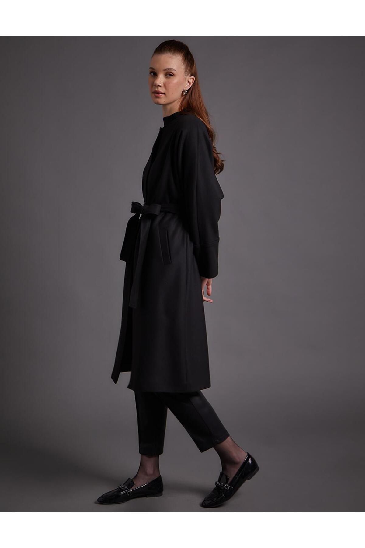 Vivencia-Coat - Black - Tunic 4