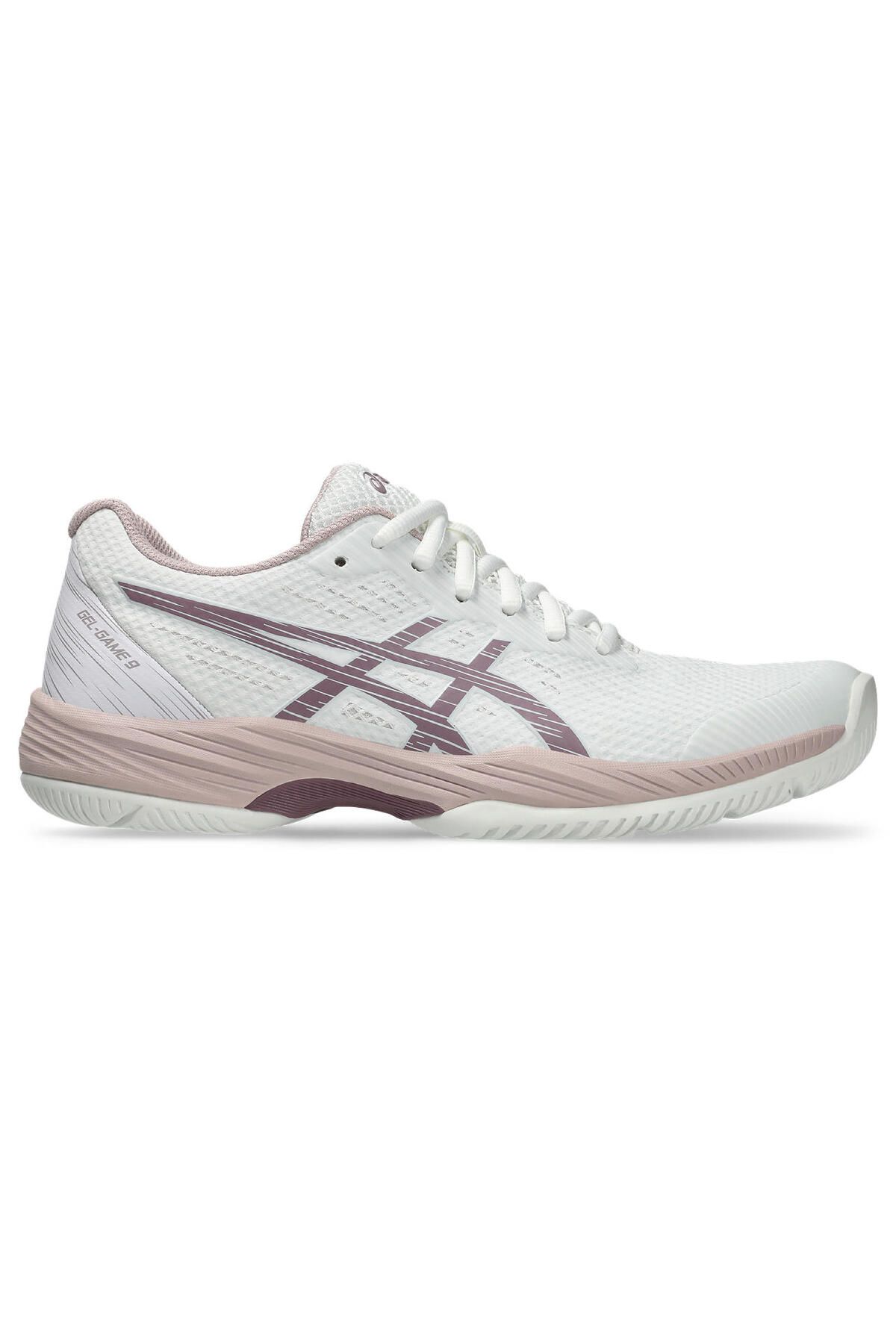 Asics Gel-Game 9 Kadın Beyaz Tenis Ayakkabısı 1042A211-106