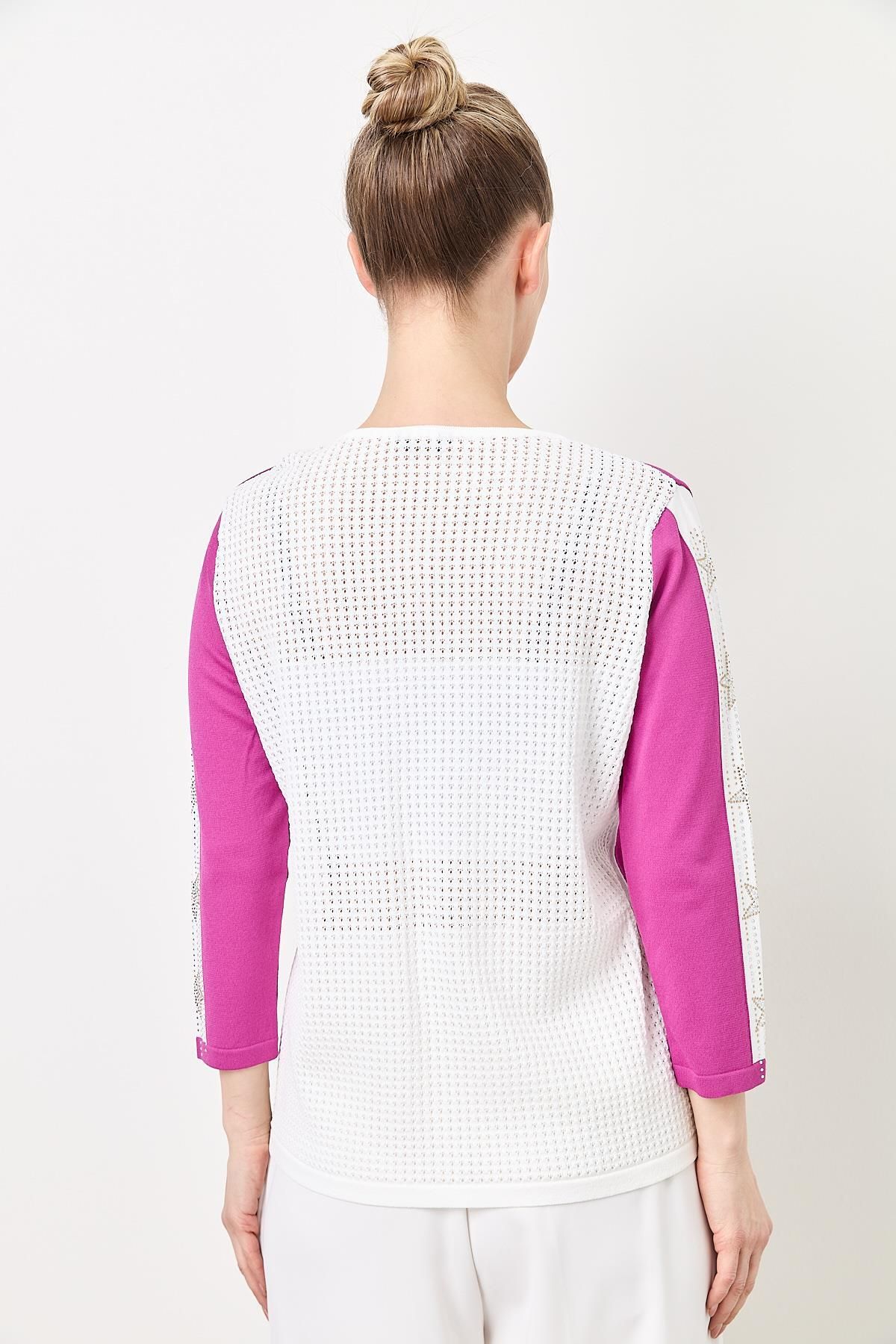Two Mail-Zipper Detailed Knitwear ORKIDE 4