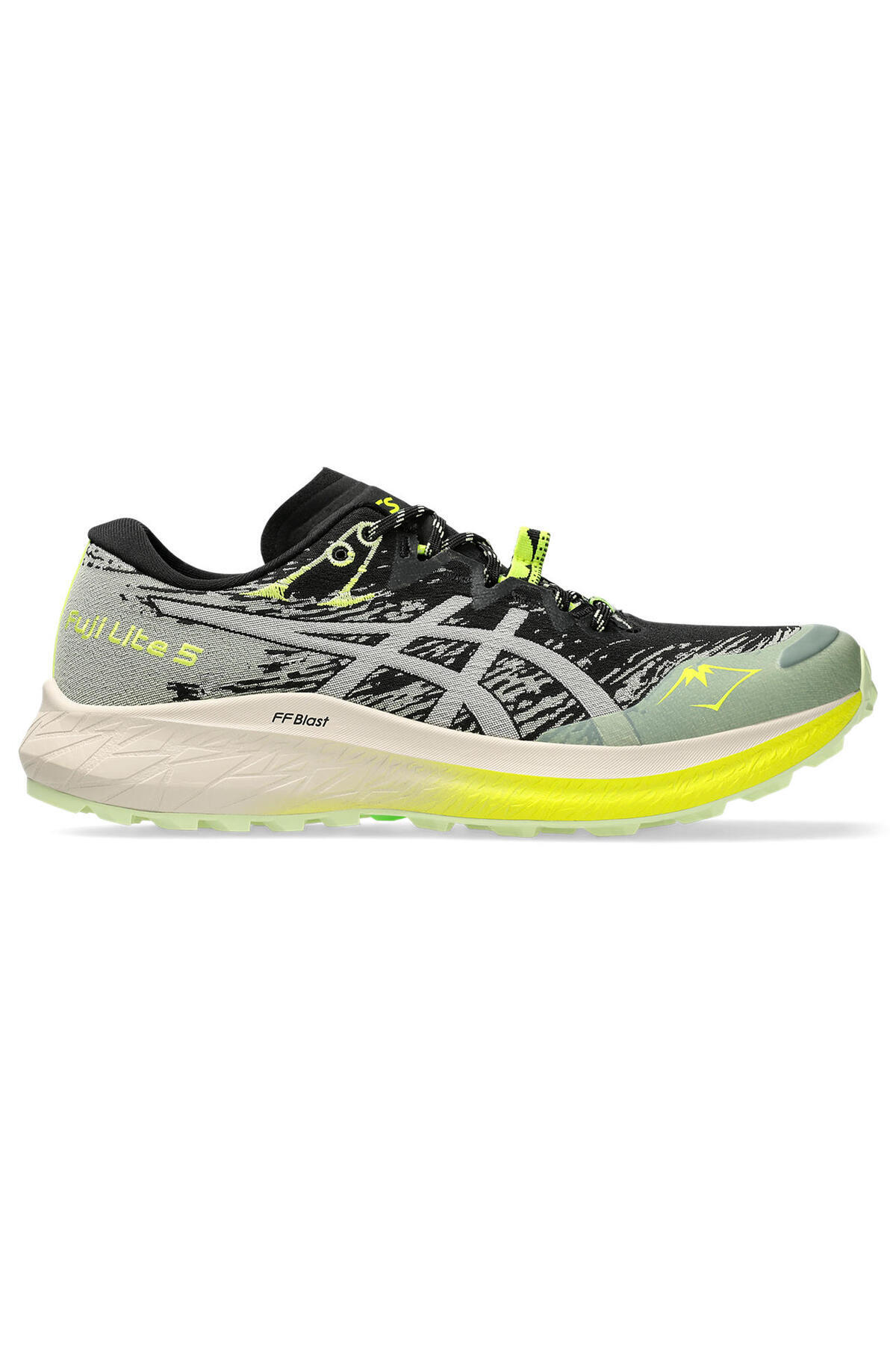 Asics Fuji Lite 5 Kadın Siyah Outdoor Koşu Ayakkabısı 1012b690-001