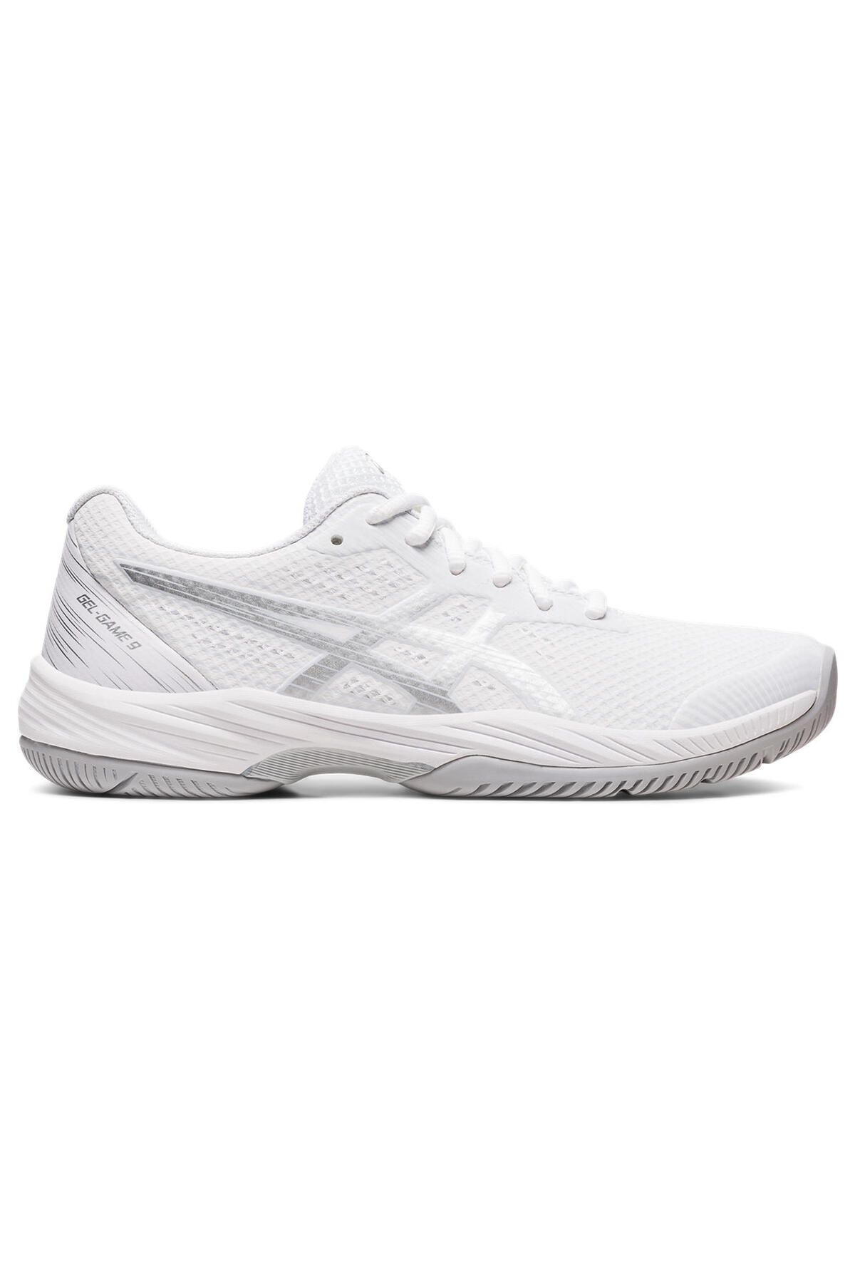 Asics Gel-game 9 Kadın Beyaz Tenis Ayakkabısı 1042a211-100