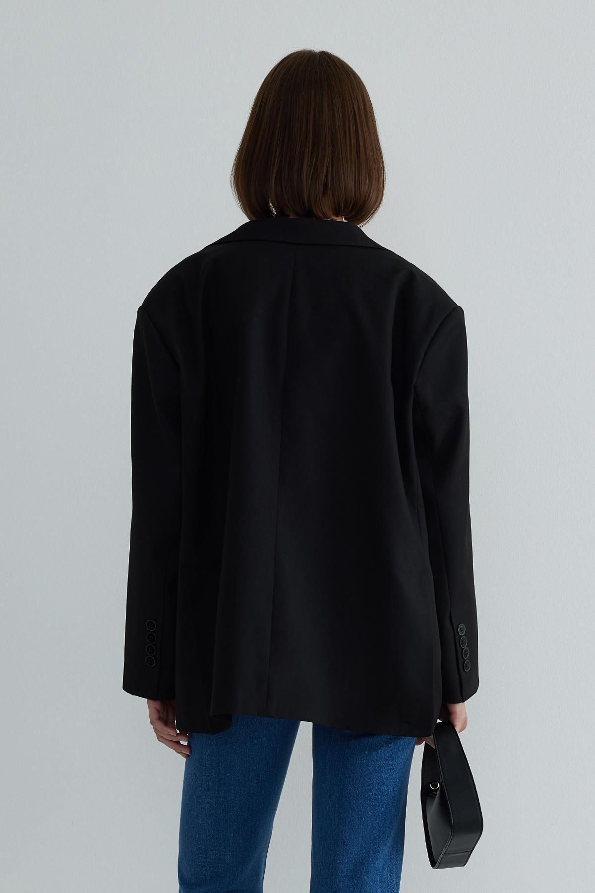 Suud Collection-Černé mužské sako 4