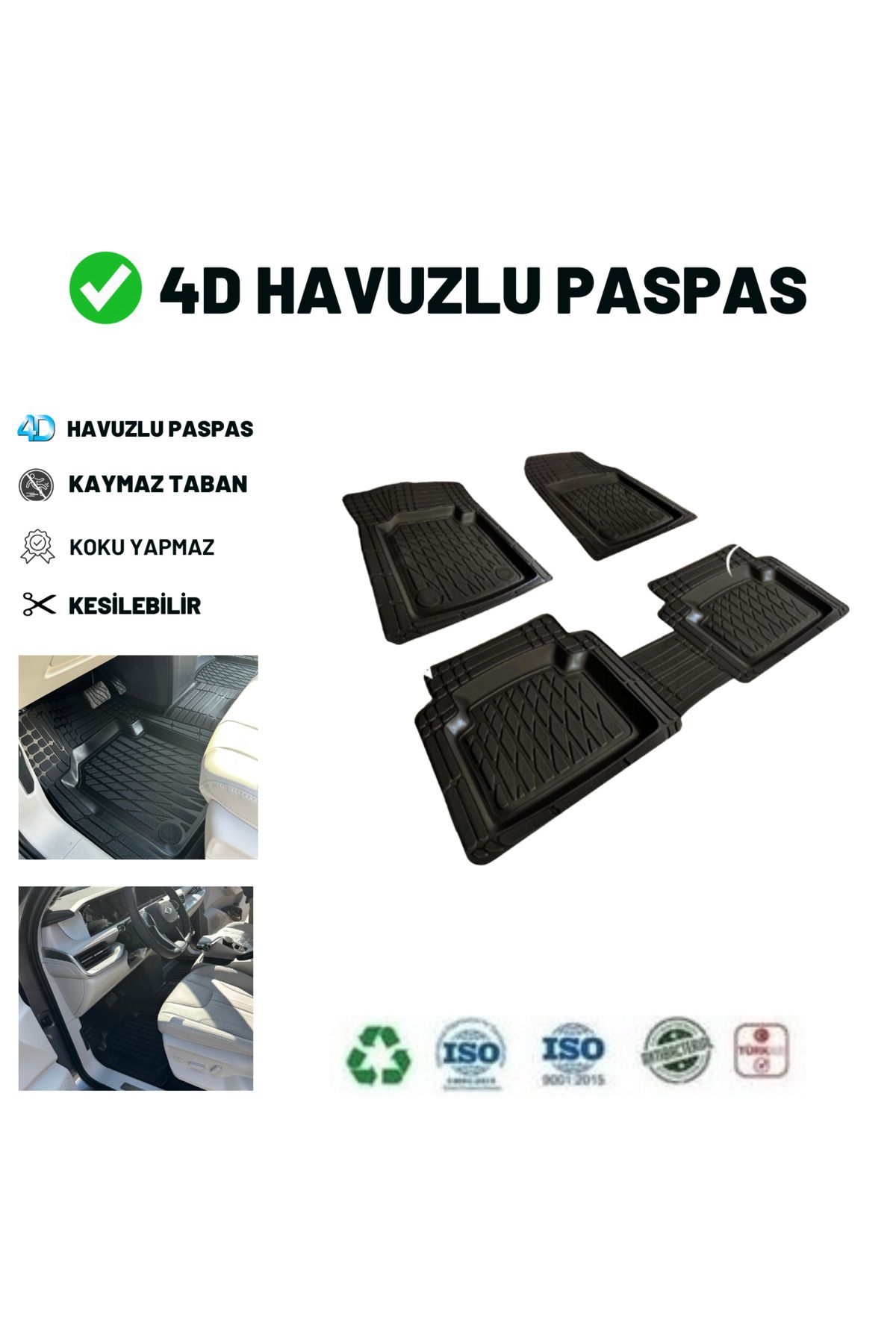 Your Happy House 4D YENİ NESİL HAVUZLU ÜNIVERSAL PASPAS SİYAH GOLD