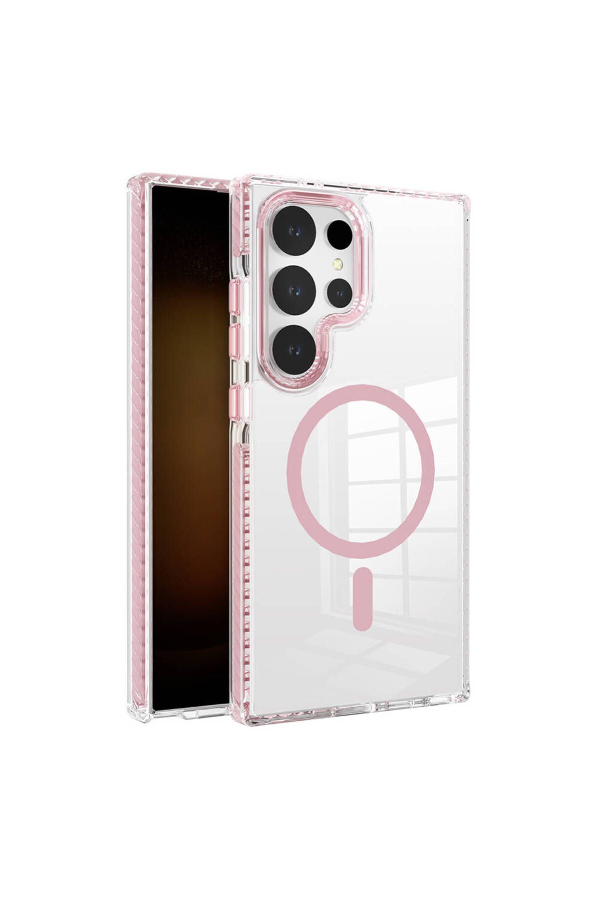 gaappy Nunu Serisi Samsung Galaxy S24 Ultra Pembe Kapak