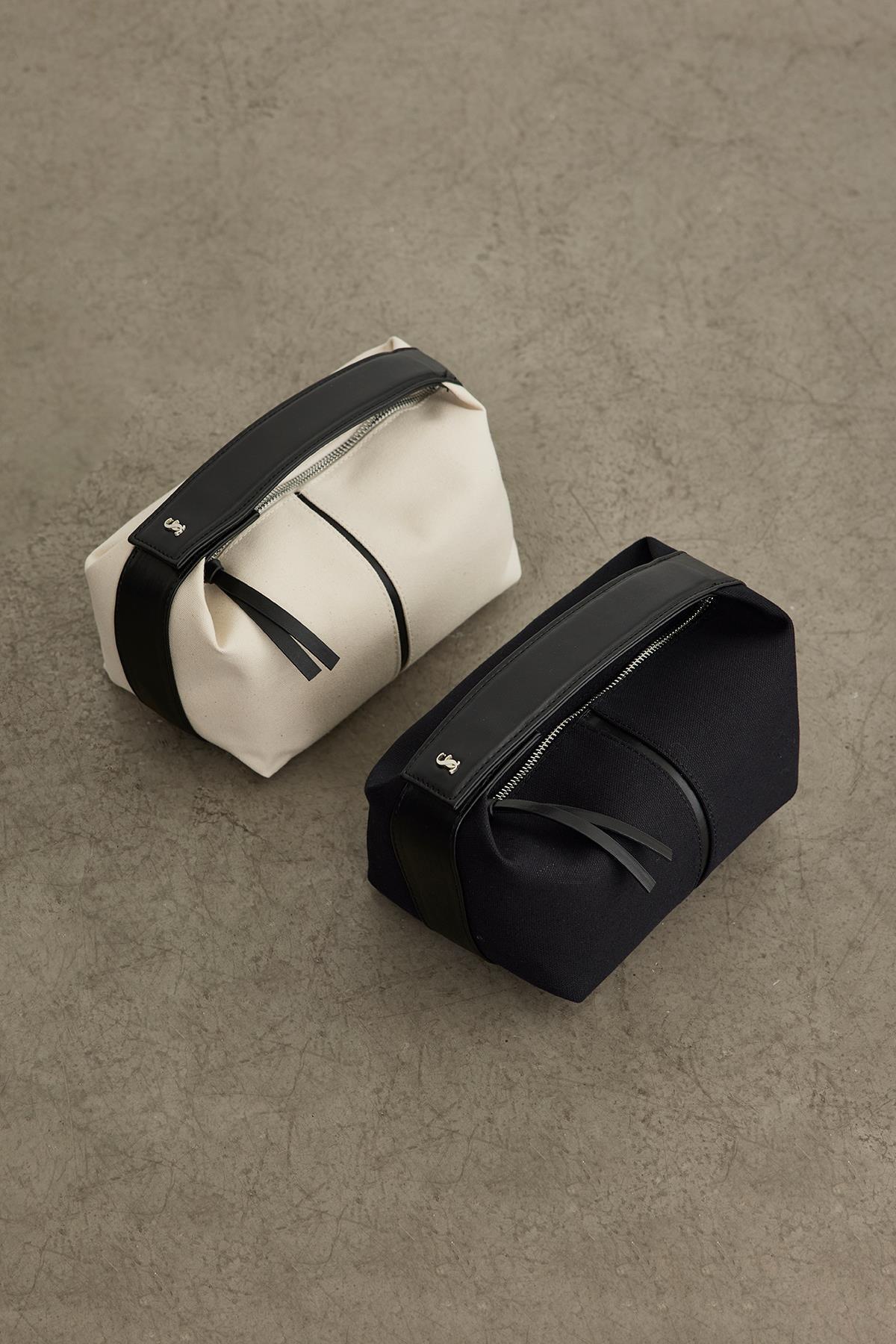 Suud Collection Siyah Archi Mini Bag görsel 3