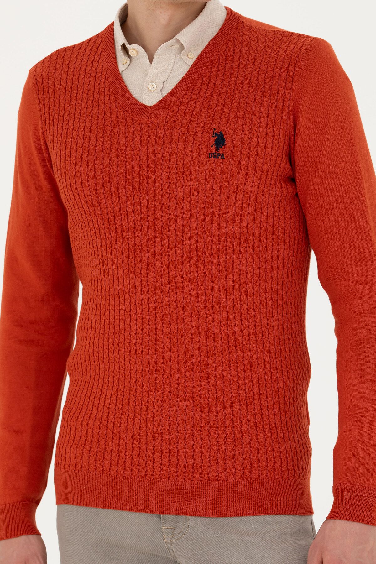 U.S. Polo Assn.-Men's Tile Basic Sweater 50268937 -Vr031 6