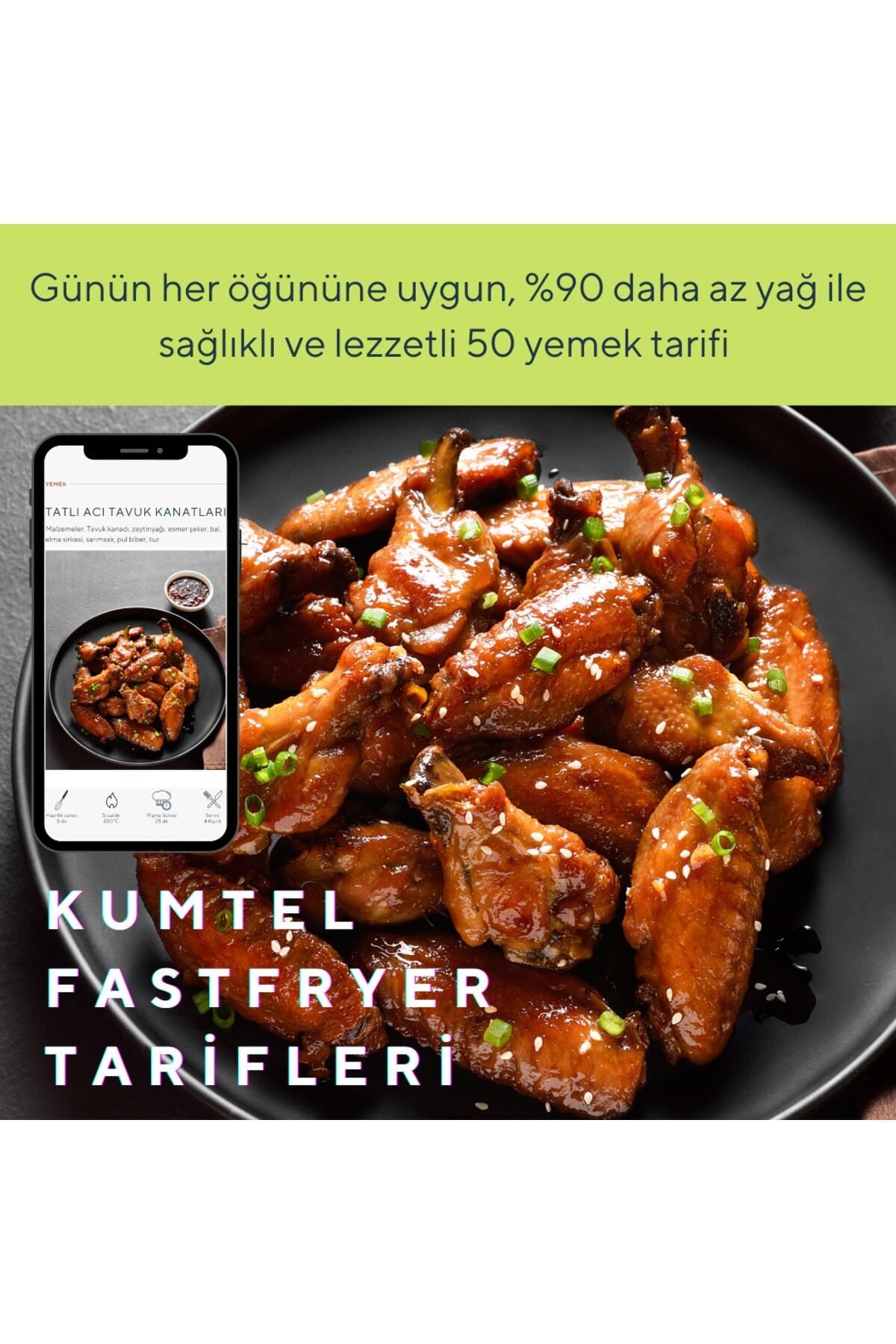 KUMTEL Fastfryer XL ( Yağsız Fritöz Airfryer ) HAF-01-2