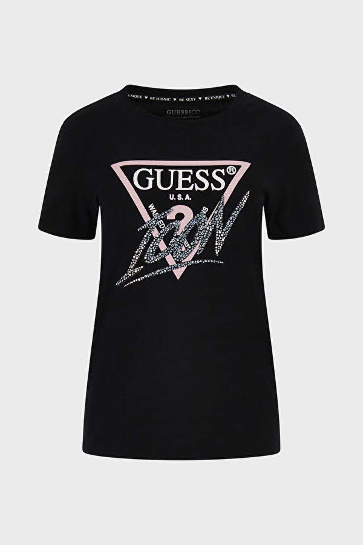 Guess Icon Kad n Regular Fit T Shirt Fiyat Yorumlar Trendyol