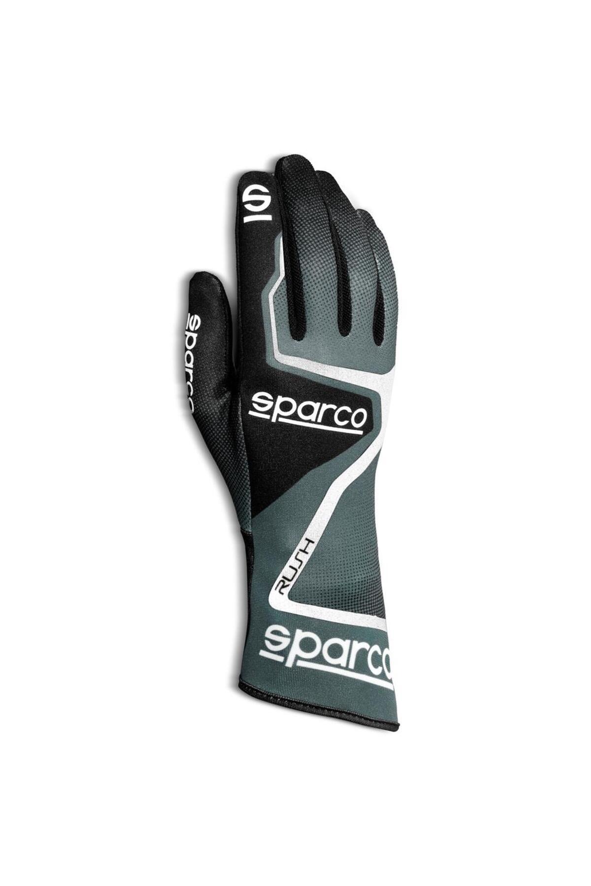 Sparco-Rush Karting Gloves - Red Black Size 7 1