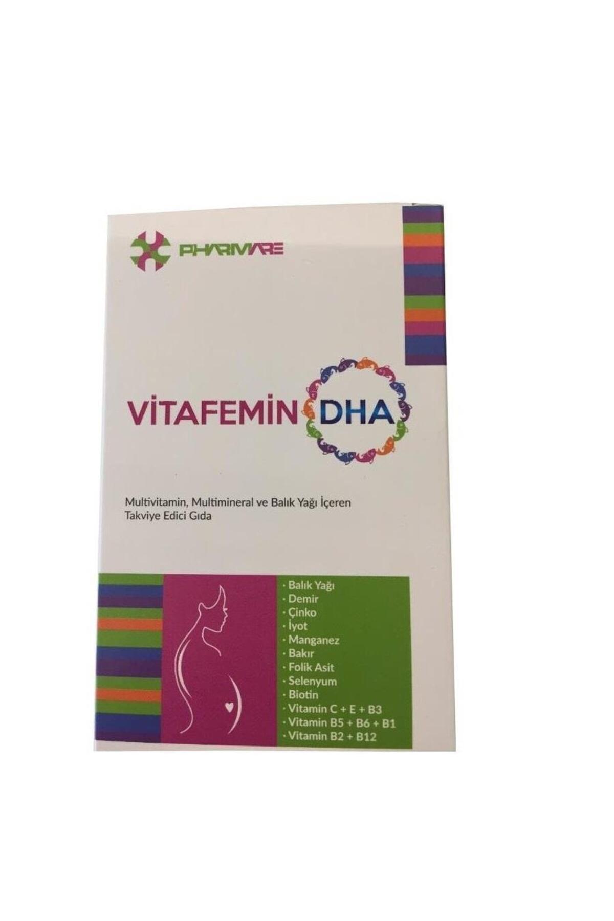 VİTAFEMİN DHA MULTİVİTAMİN, MULTİMİNERAL VE BALIK YAĞI İÇEREN TAKVİYE EDİCİ GIDA