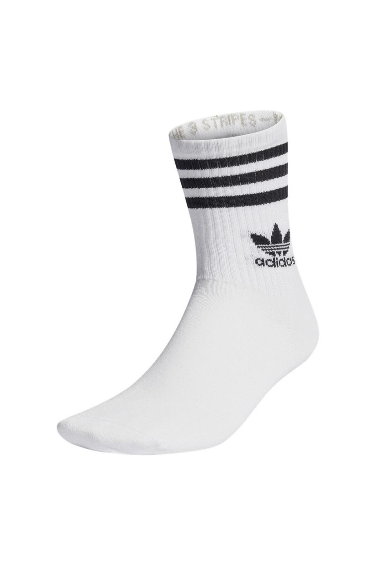 جوراب سفید مردانه و زنانه XL اورجینال adidas