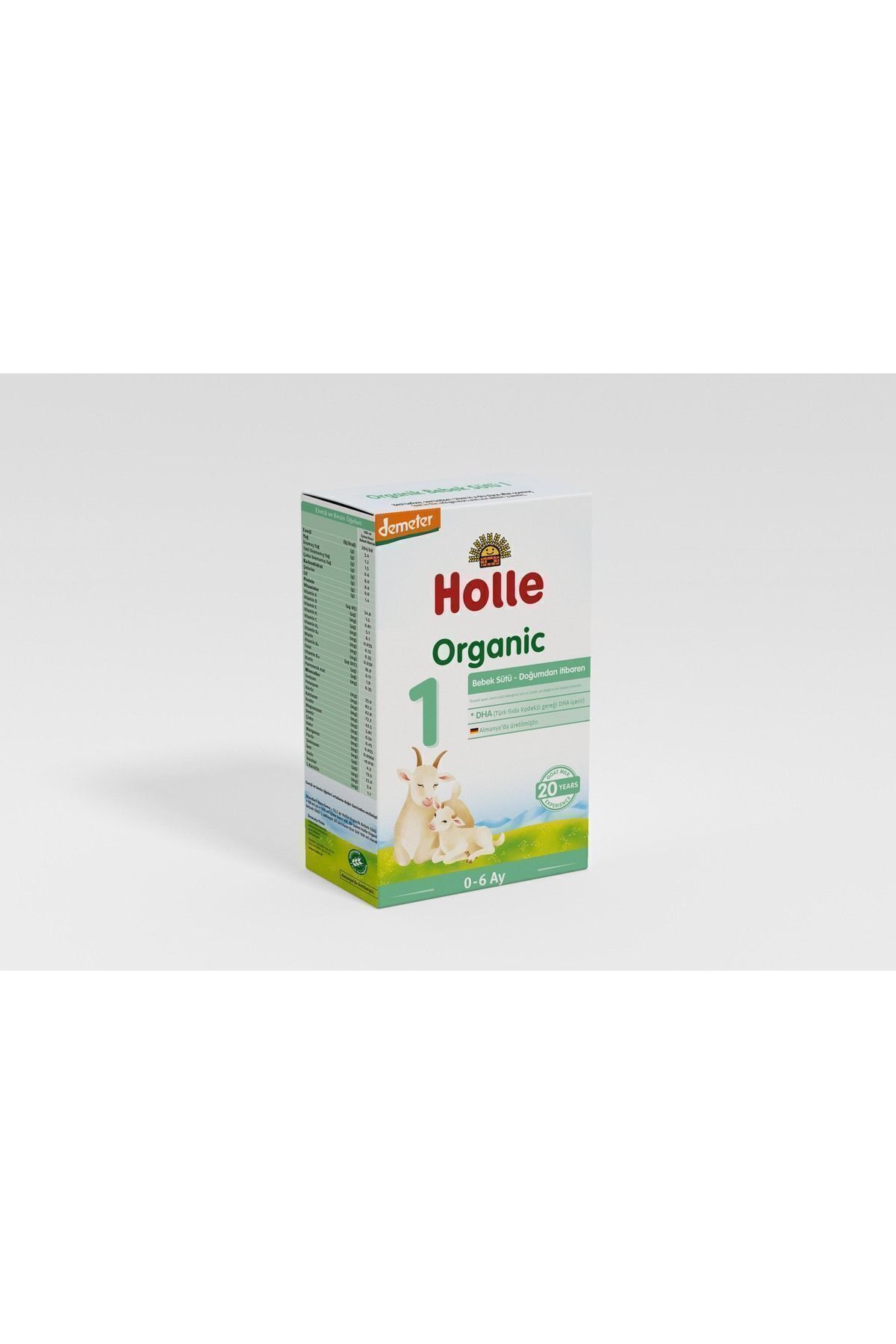 Holle ORGANİK KEÇİ 1 BEBEK SÜTÜ fotoğrafı 3 (önizleme)
