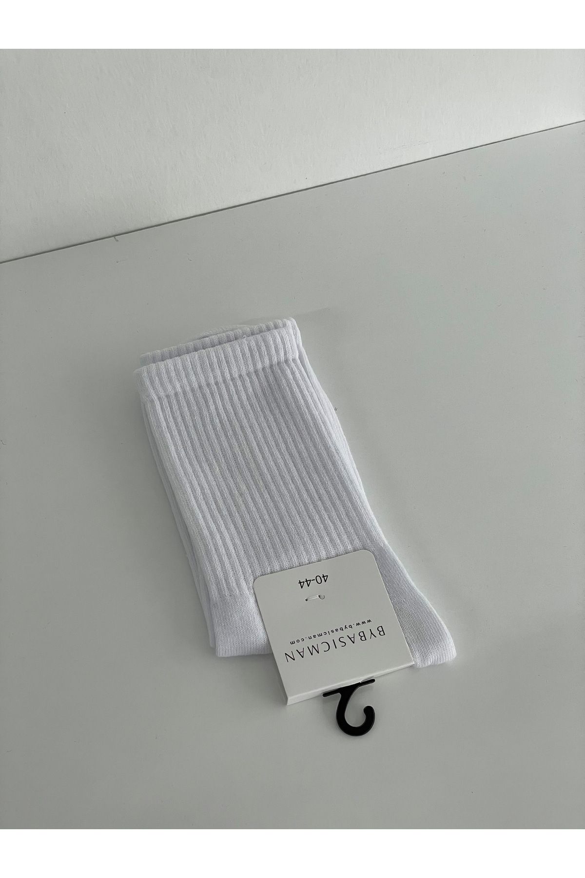 BYBASICMAN-Std Basic White Socks 3