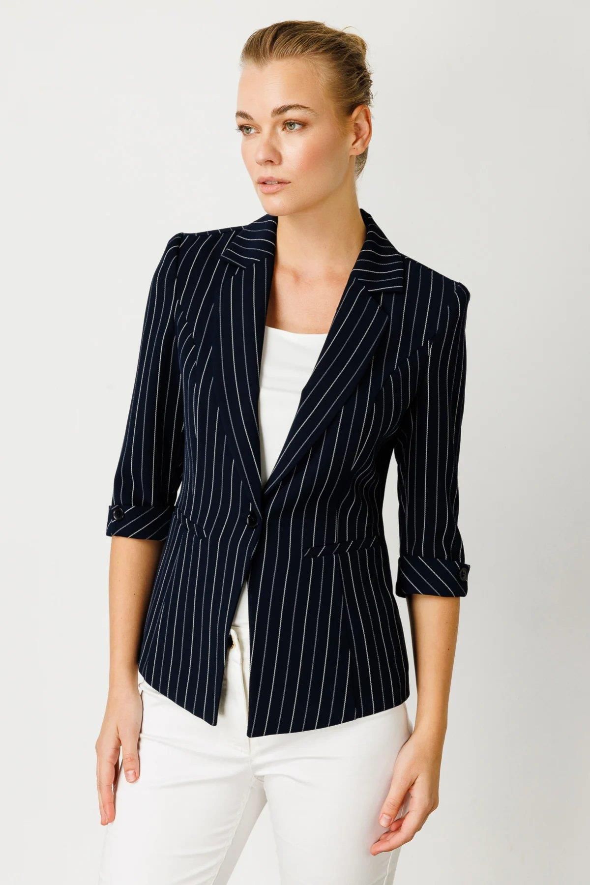 Ekol-Navy Blue Jacket - 05006 Model 1