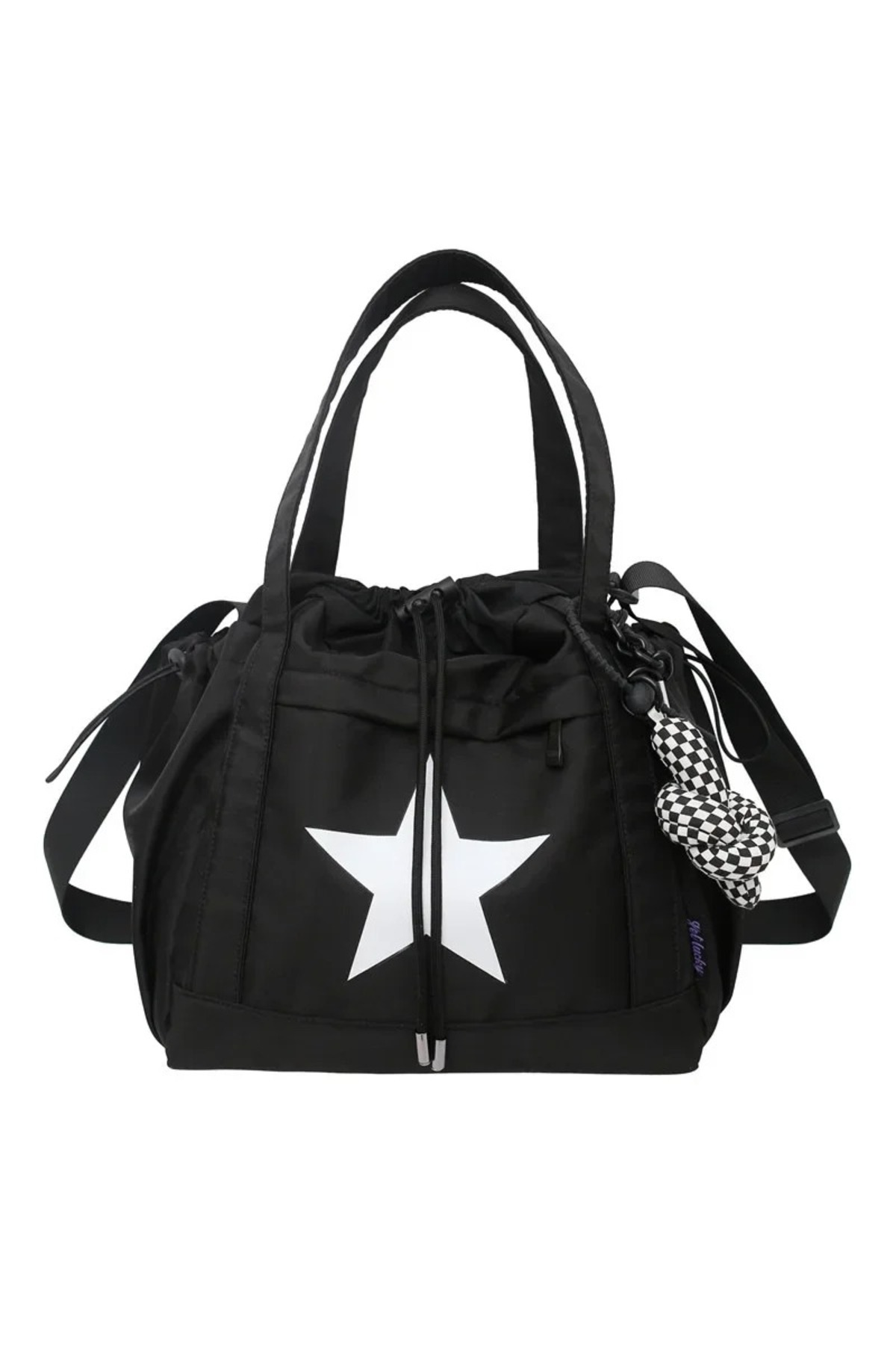 Toum dompuleri moda Star Detail Large Capacity Postacı Çantası görsel 5