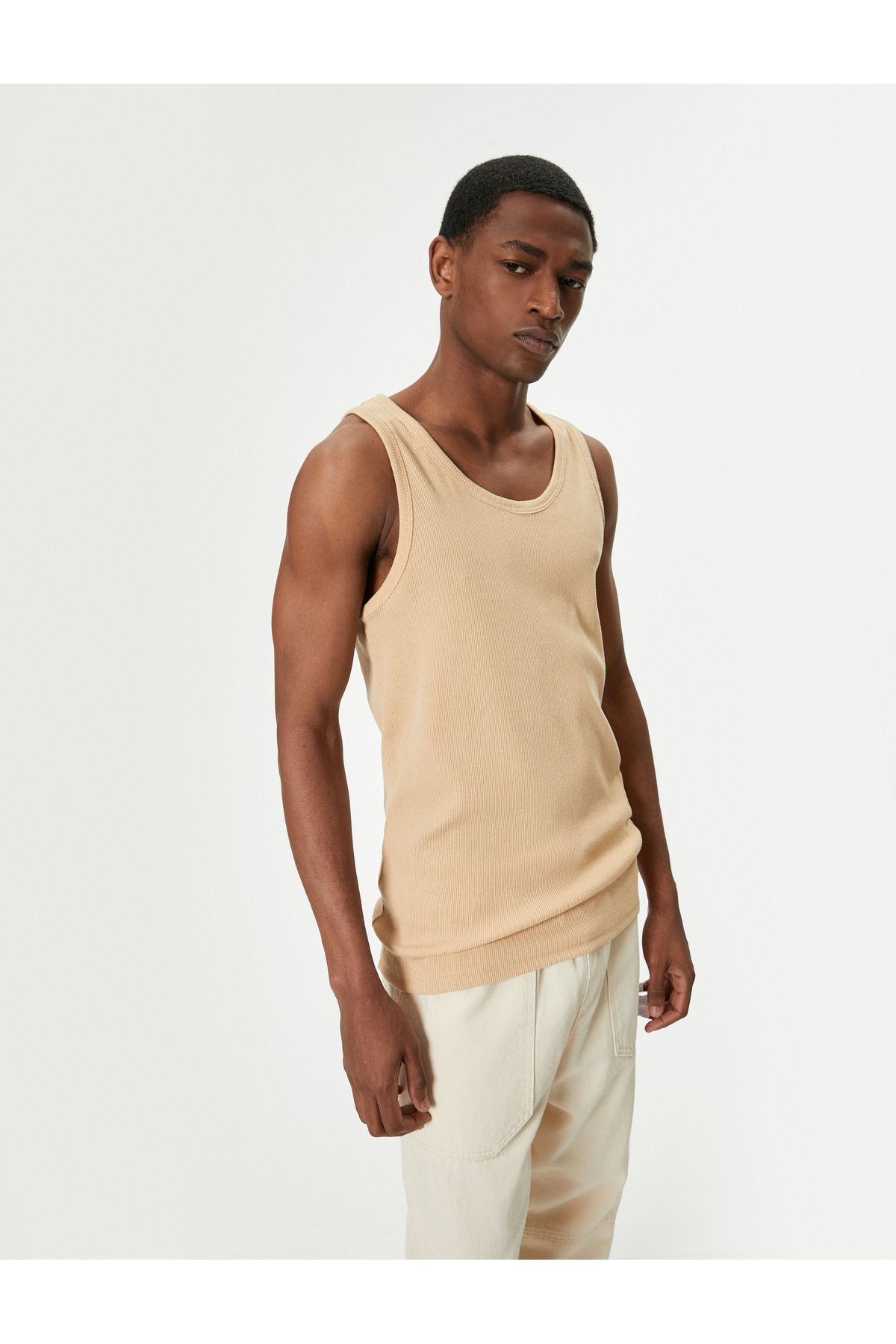 Koton-Cotton Blended Basic Tank Top - Στρογγυλή λαιμόκοψη 1