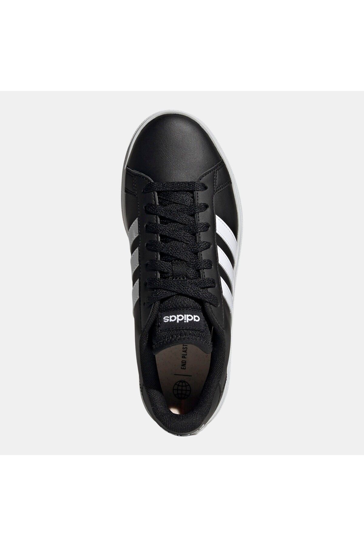 adidas-حذاء رياضي جراند كورت بيس 2.0 أسود للنساء Gw9262 5