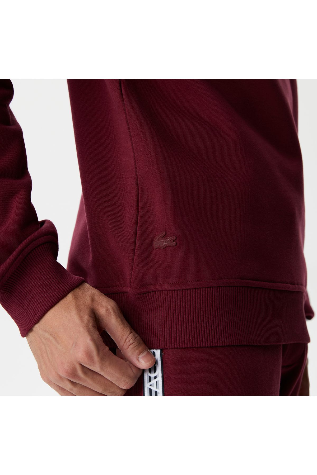 سویشرت قرمز مردانه دوچرخه سواری مناسب Lacoste