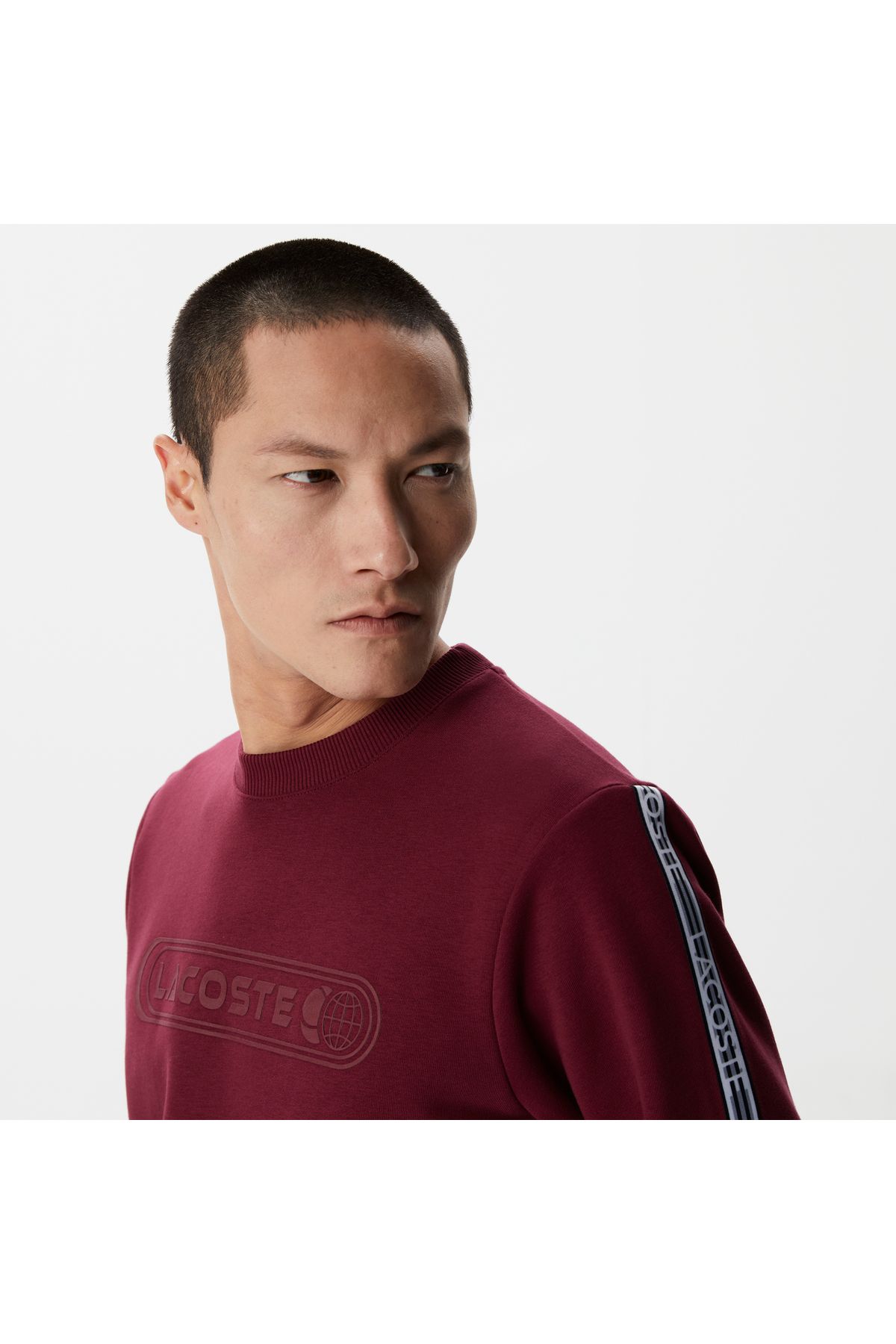 سویشرت قرمز مردانه دوچرخه سواری مناسب Lacoste