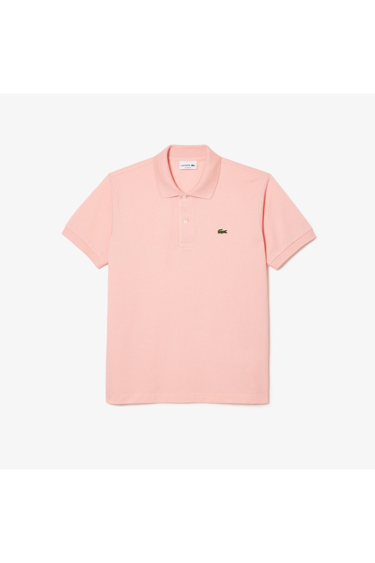 تی شرت یقه پولو صورتی مردانه کلاسیک Fit L.12.12 Pink Polo Lacoste