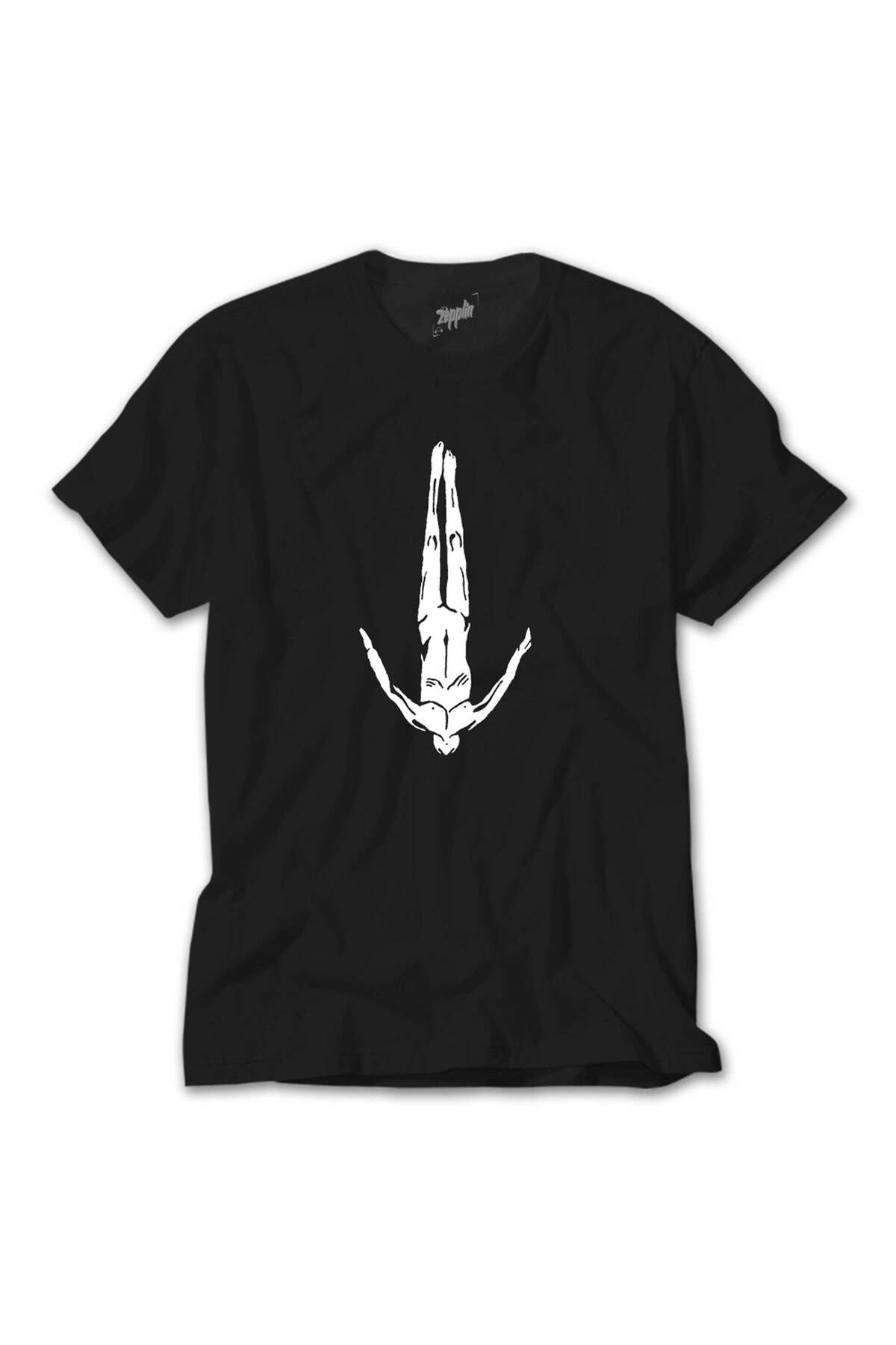 WAKHA After Life Logo Siyah Tişört