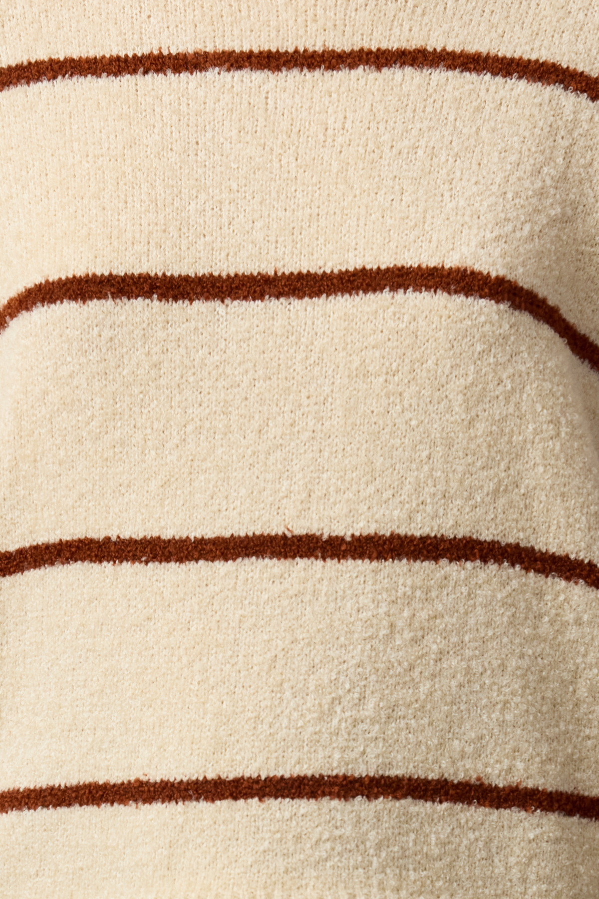 Trendyol Collection Stone Stripes Wide Fit Texturovaný úpletový svetr TWOAW23KZ01863