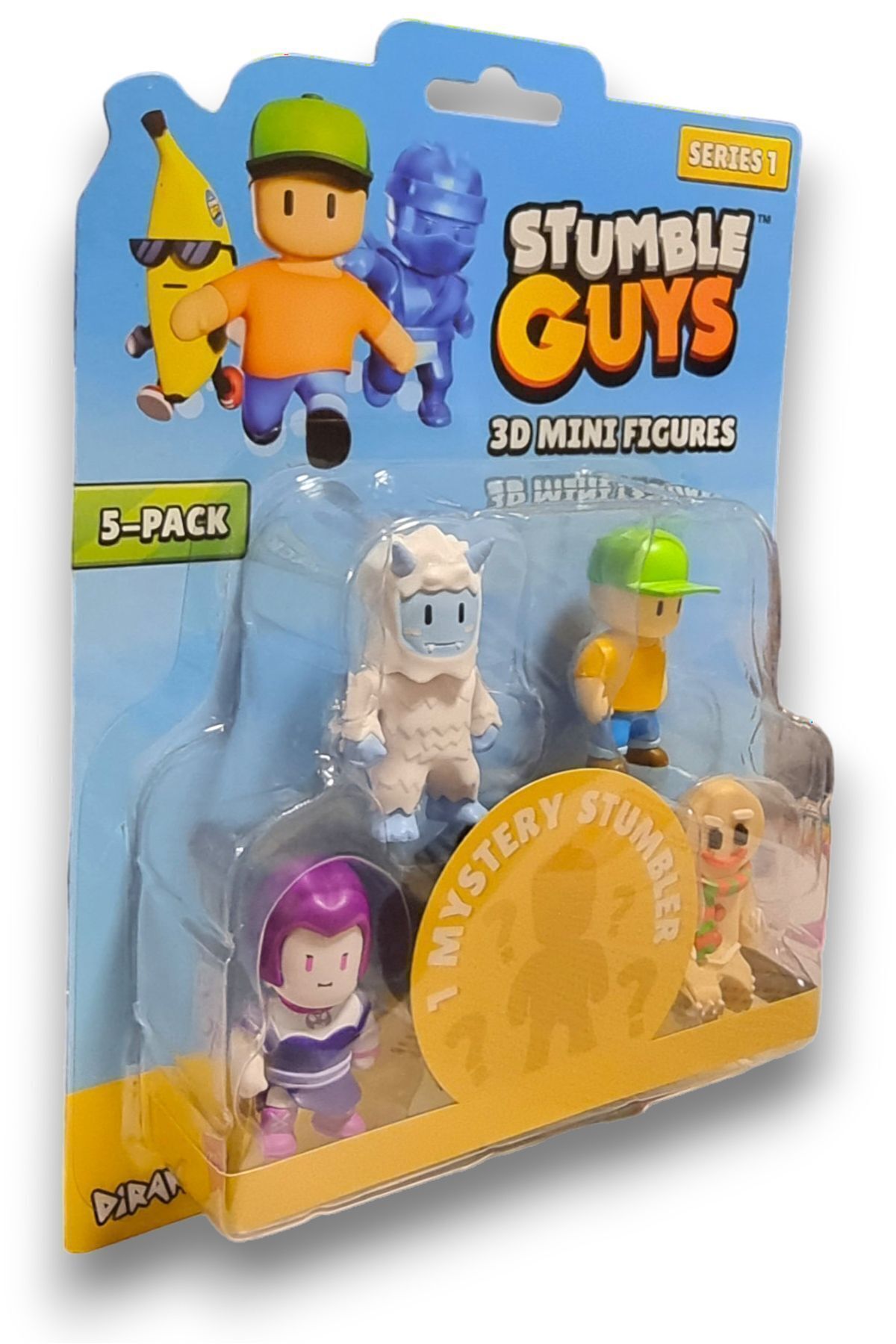 TOYFEST-Stumble Guys Series 1 - 3D Mini 1 i Set of 5 Figures with Surprise - Lilith Yeti Gingerbread Mr Stumble 8