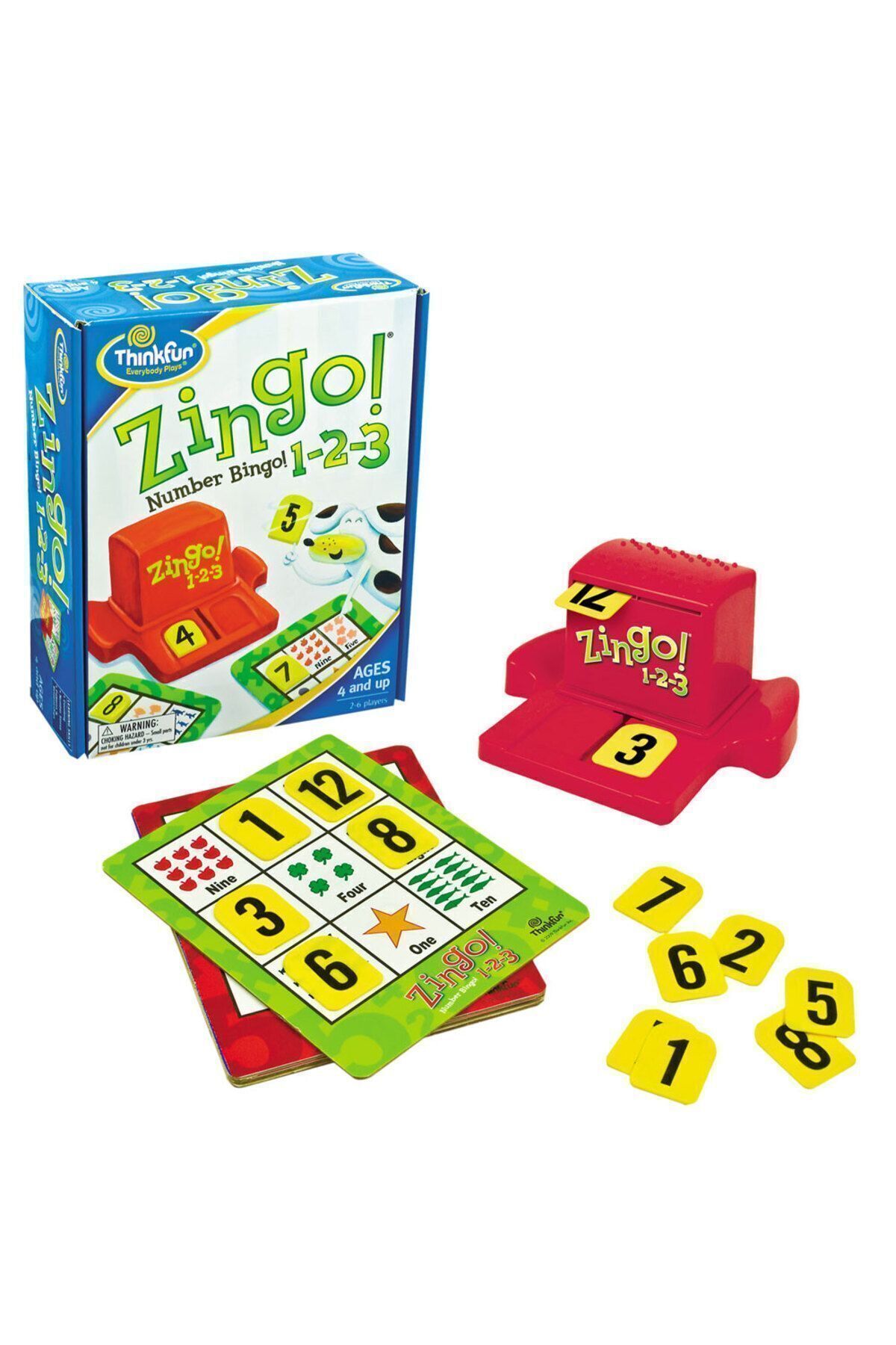 ThinkFun-لعبة Zingo 1-2-3 Box - موديل 7703 2