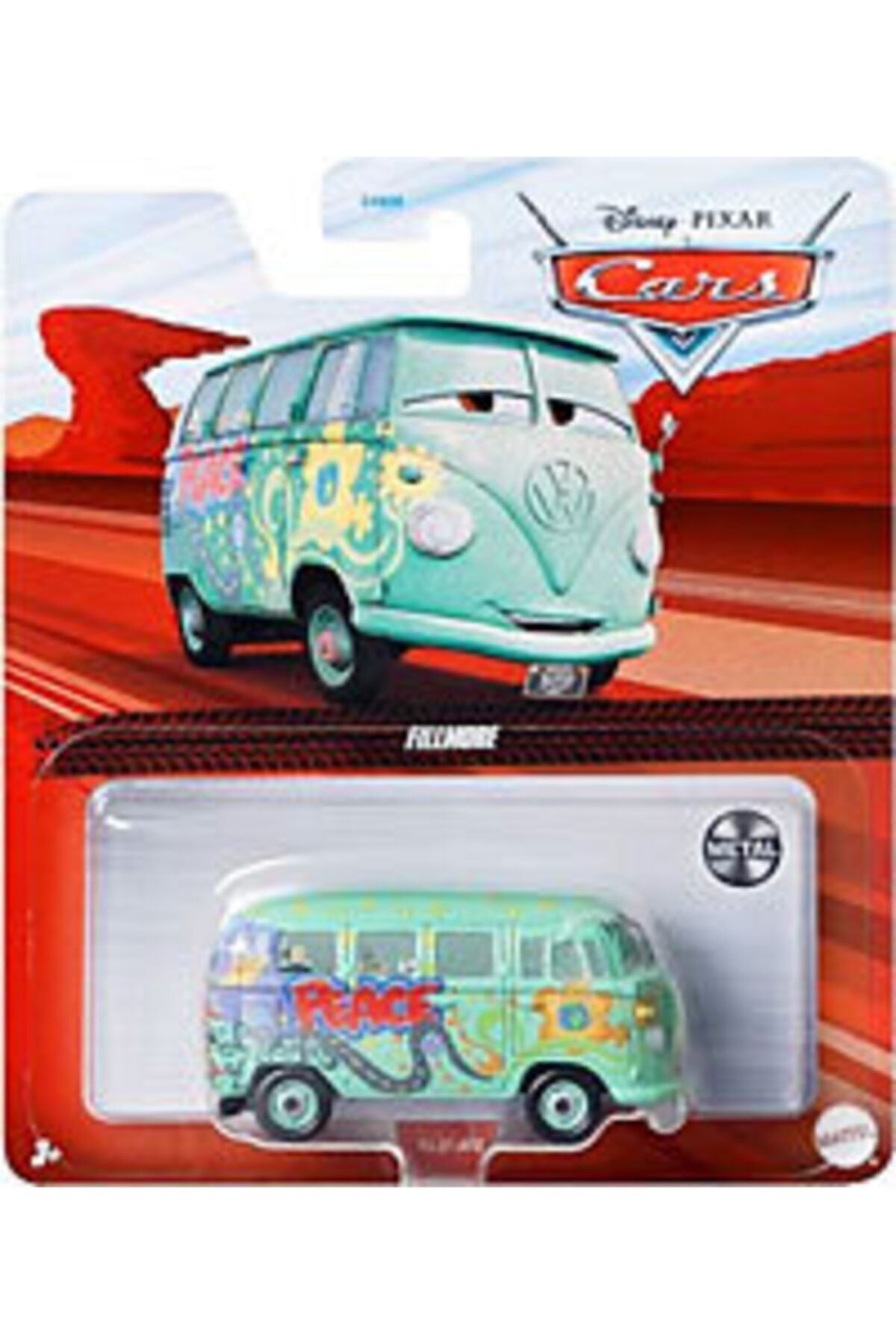 CARS 2022 Yeni Disney Fillmore Tekli Metal Araba