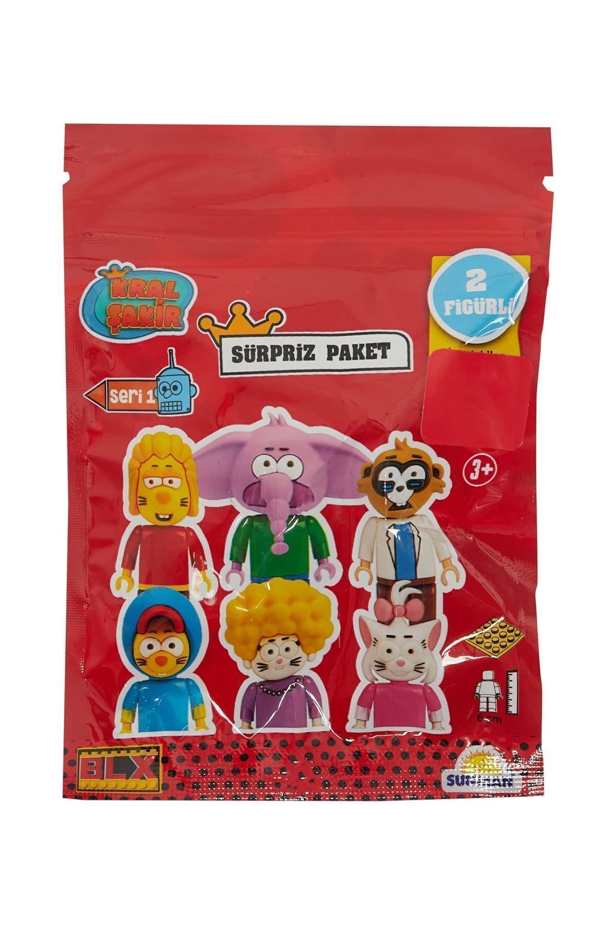 TOYFEST-BLX King Shakir Striped Building Block Piece Figure Characters Surprise Package - 1 Pack (2 Figures) 2