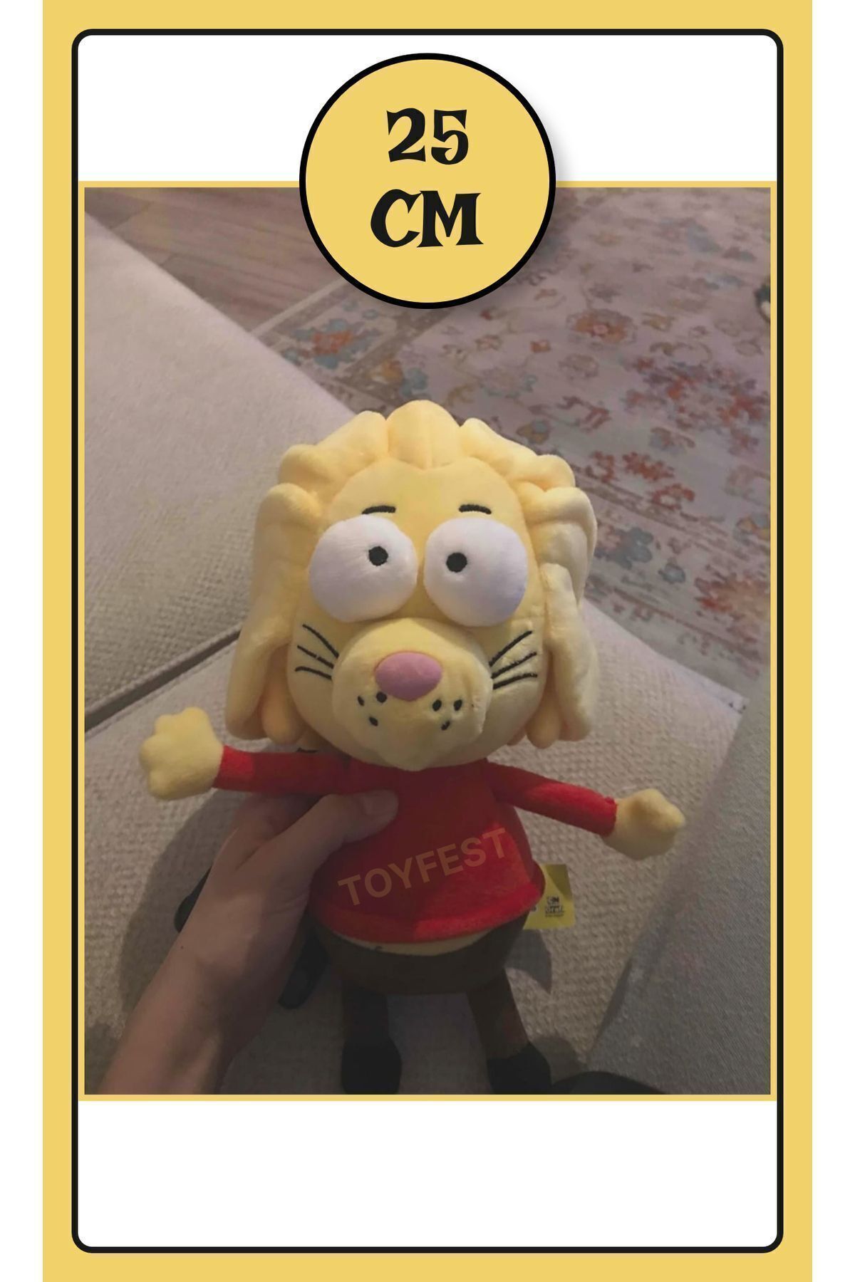 King Şakir Cartoon Character Remzi Figure Sleeping Friend Soft Plush Toy - 25 cm