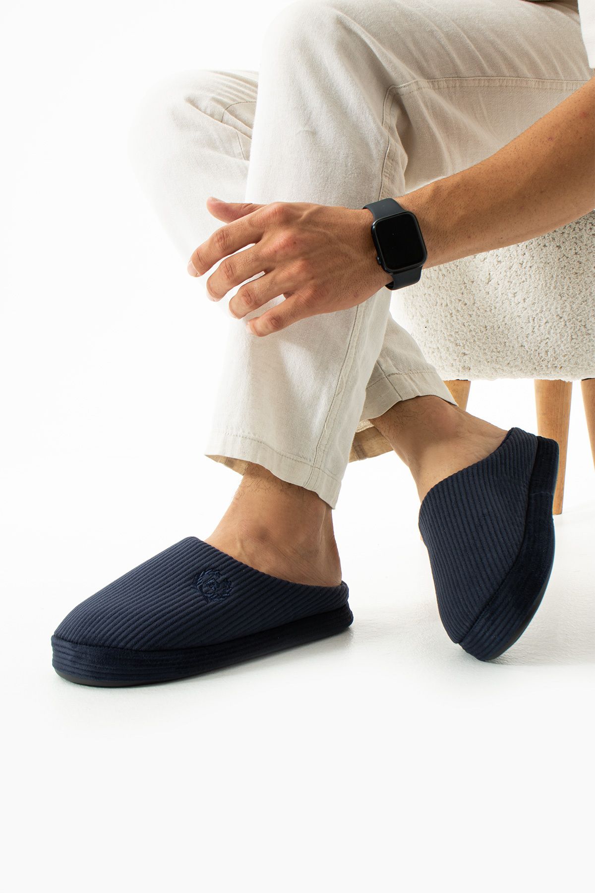  دمپایی خانگی مخمل دوزی شده یونیسکس، دمپایی خانگی مردانه