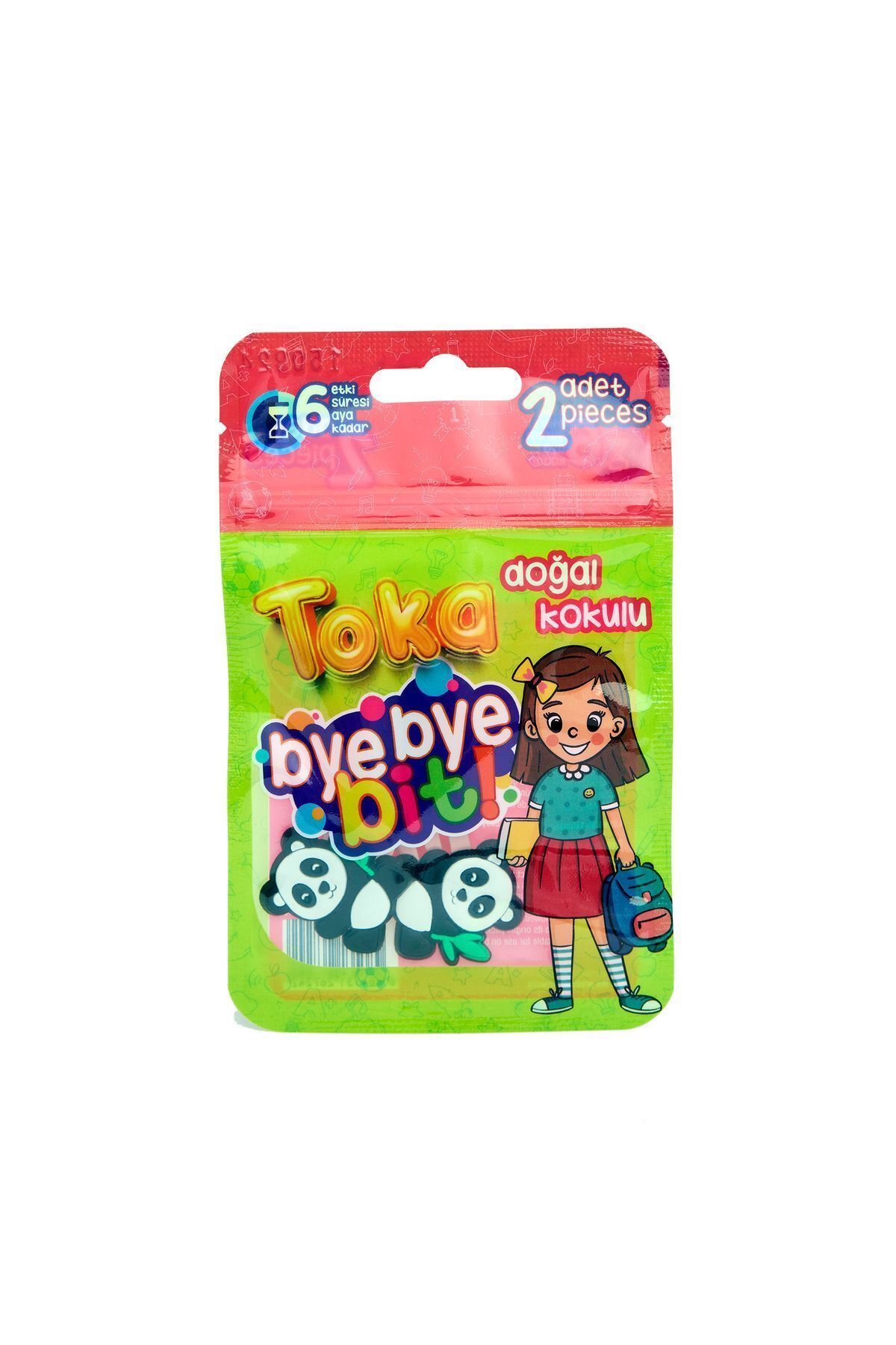 BYE BYE BİT Yeni Nesil Doğal Kokulu Çıt Çıt Bit Tokası 2 Li