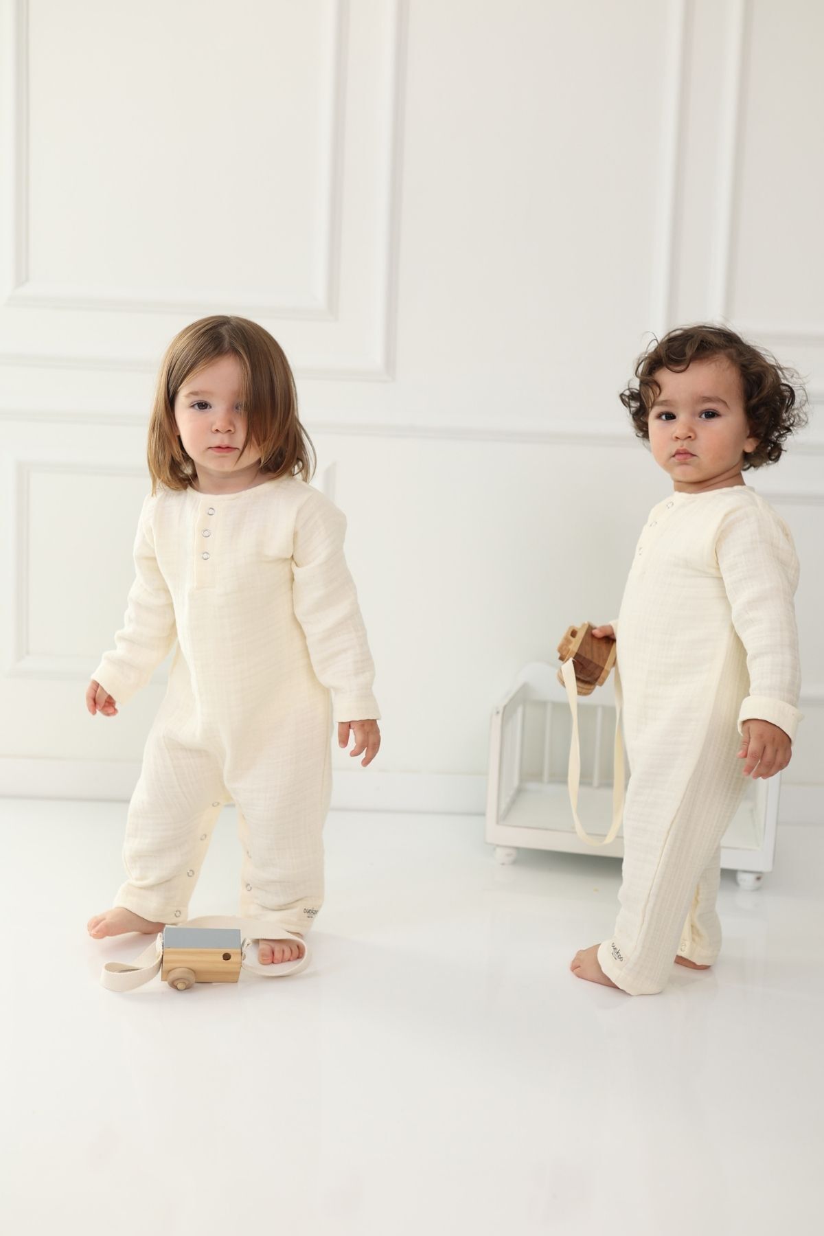 Cuckoo Cotton Bebek Kışlık Tulum 4k Müslin Kumaş - Hassas Cilt Dostu - Nefes Alabilir Konfor fotoğrafı 5 (önizleme)