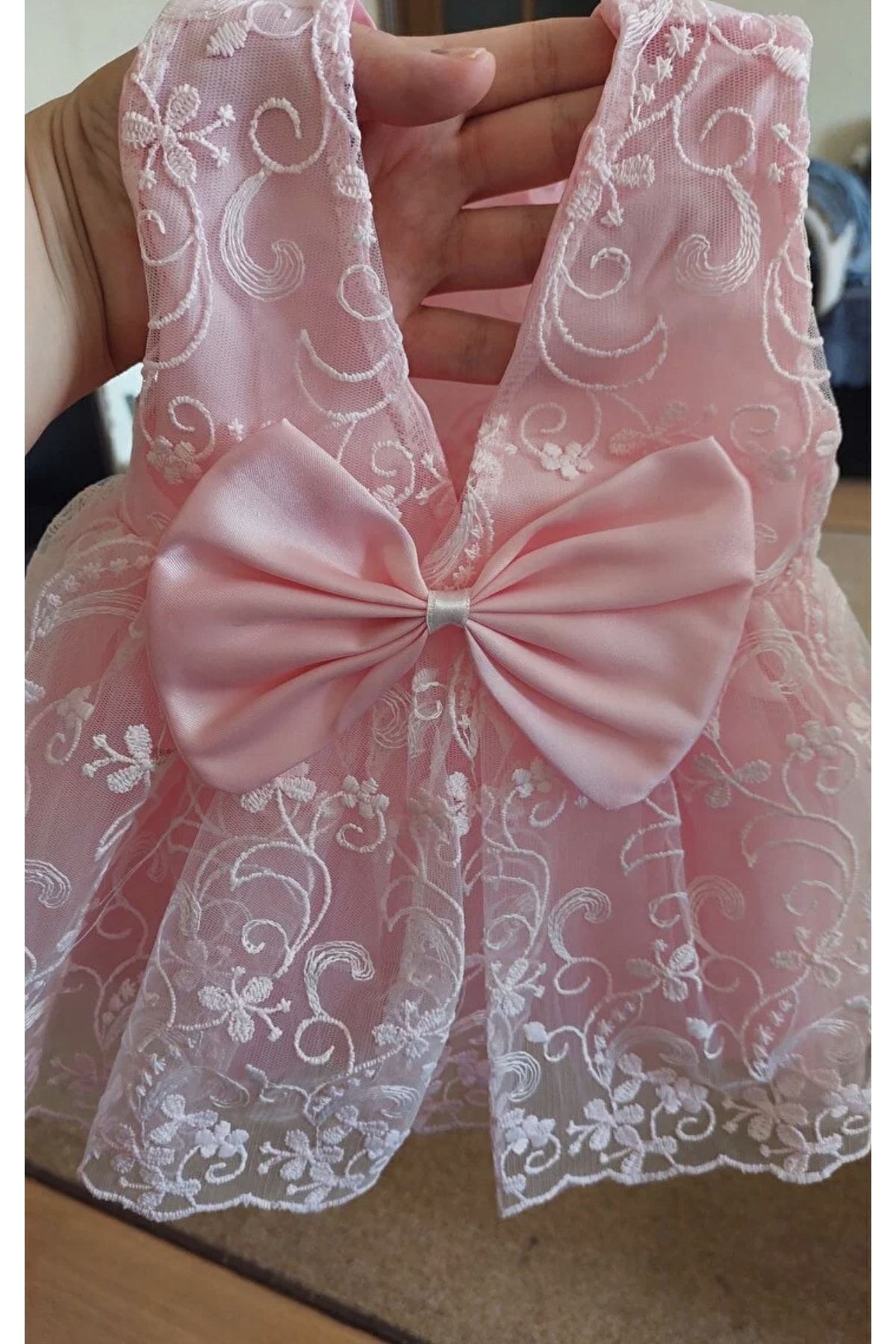 nevrankids Kız Elbise Seti Yeni Doğan - Hastane Çıkışı Ve Mevlütlük Takım ( 0-6 Ay) fotoğrafı 6 (önizleme)