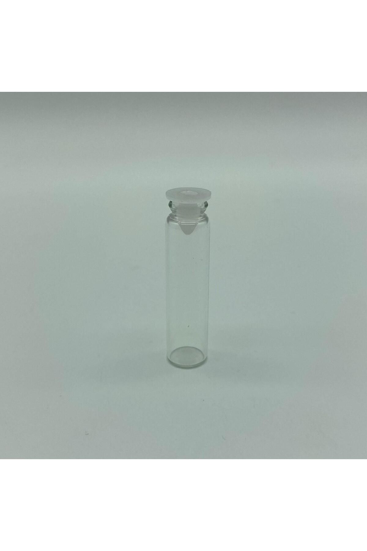 labshop41-20 Pieces Mini Test Bottles - 2 ml Plastic Bottle with Glass Stopper 2