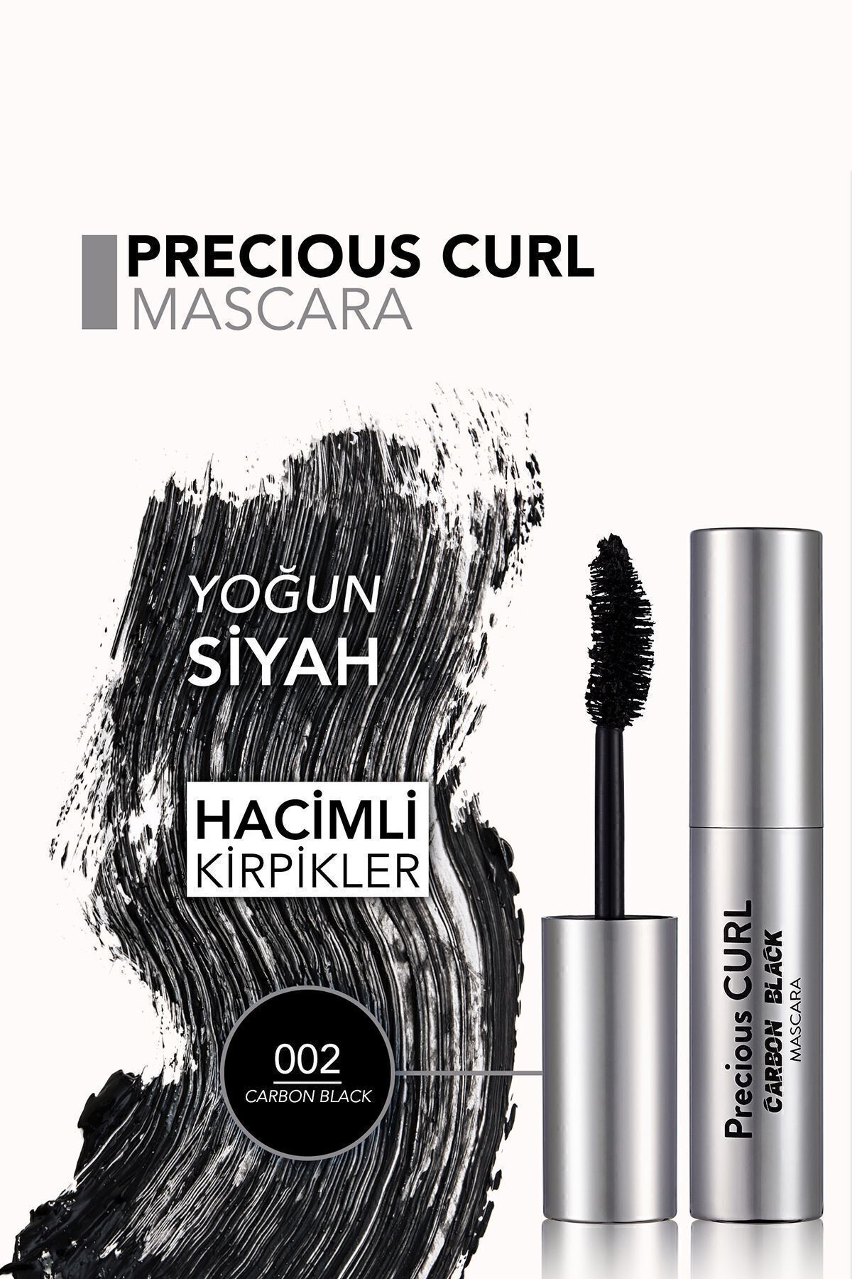 Flormar-Volume and Curl Making Mascara-precious Curl Mascara-001carbon Black-8690604542369 5