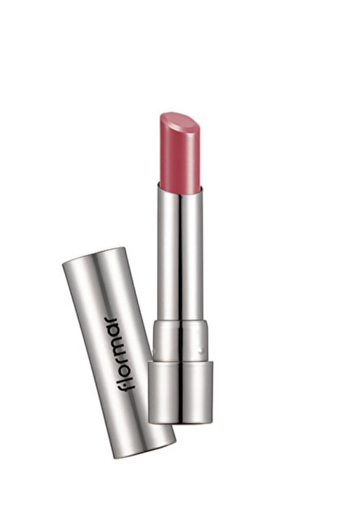 Flormar Moisturizing Shiny Lipstick (Pink) - Sheer Up Lipstick New - 011 Rosy Lust -8682536012096