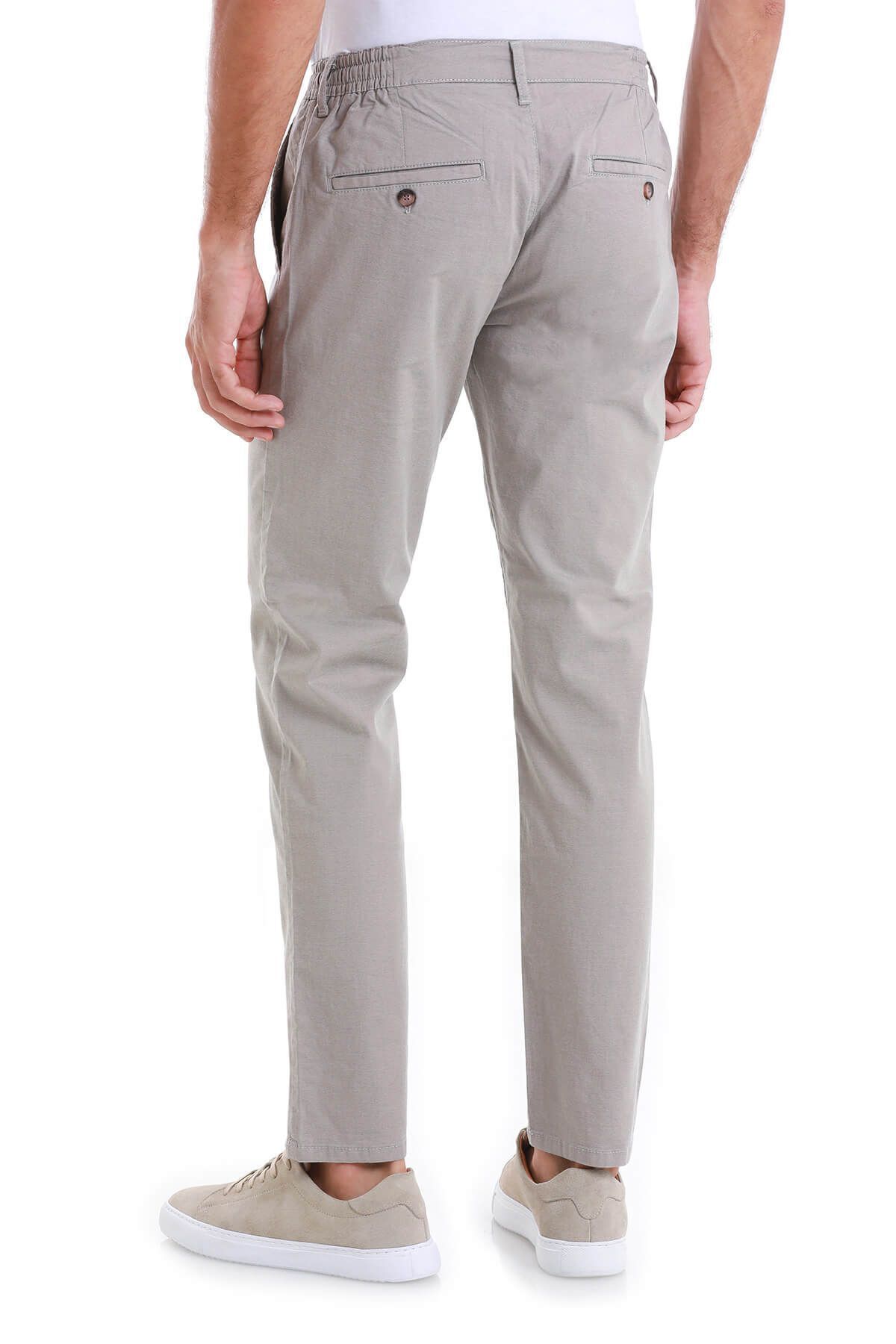 Hatemoğlu-Mink Regular Fit Patterned Side Pocket Cotton Jogger Pants 5