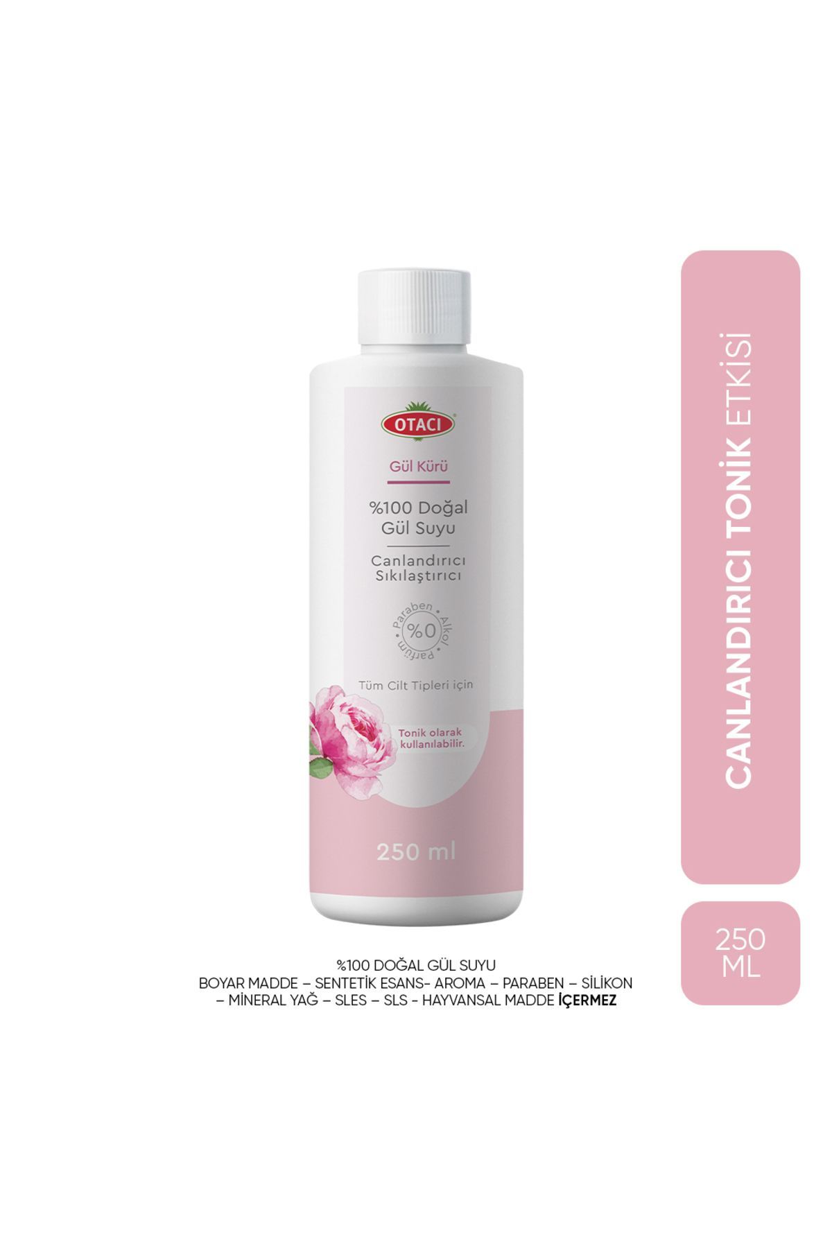 Gül Kürü %100 Doğal Gül Suyu 250 ml
