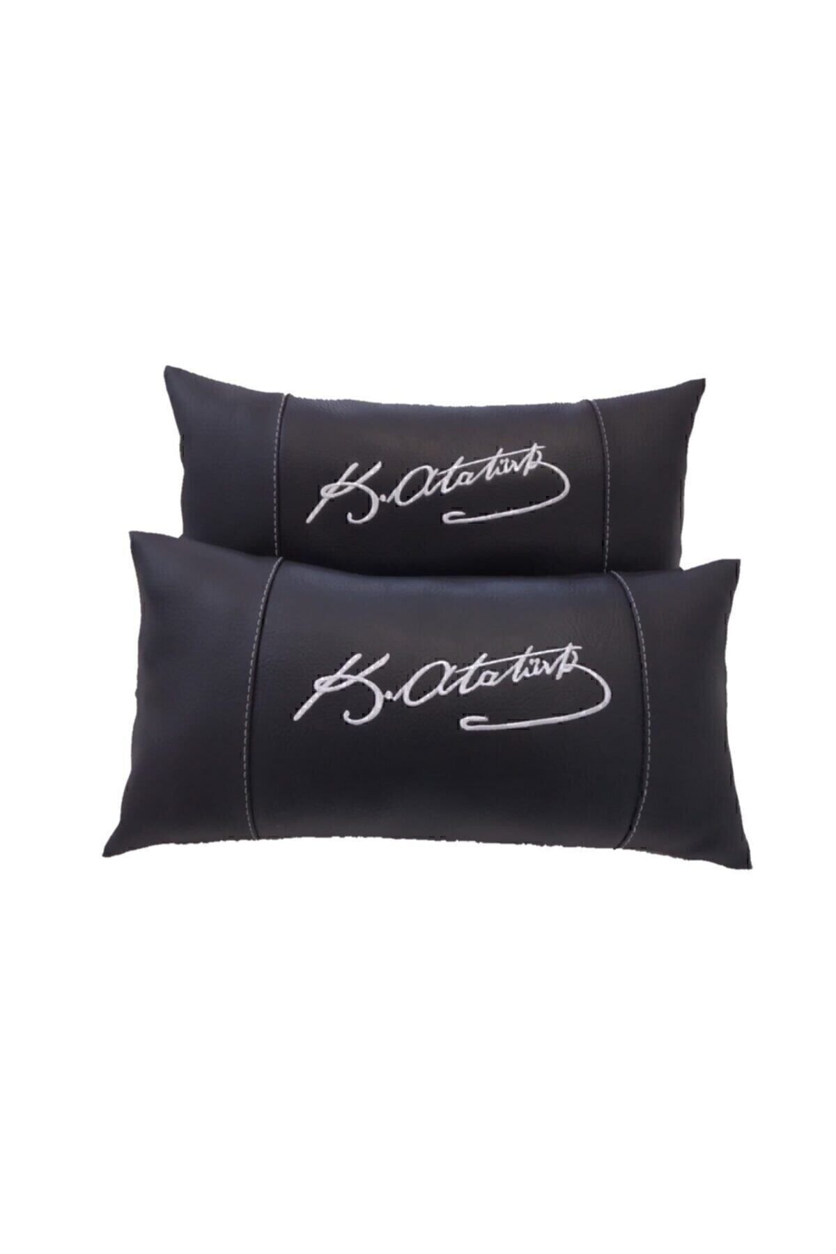 sekutuning Kemal Atatürk Deri Yastık