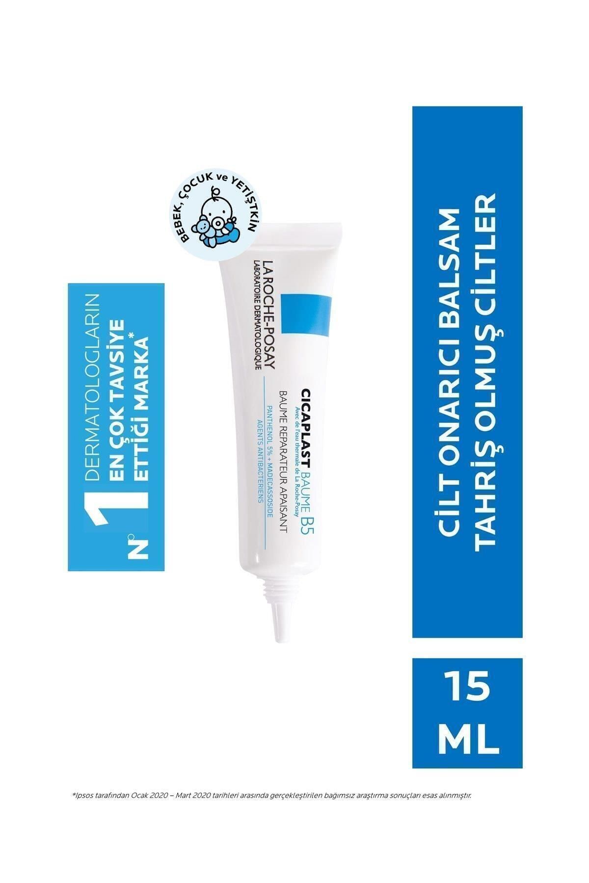 La Roche Posay Cicaplast Baume B5 - 15ml Repairing Care Cream for Dry and Irritated Skin